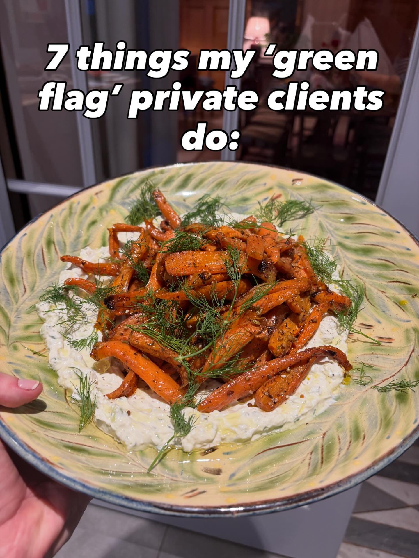 I&rsquo;ve worked for all sorts of clients, and the best ones treat you as a partner, not a servant ;)

✅✅✅

#privatecheflife