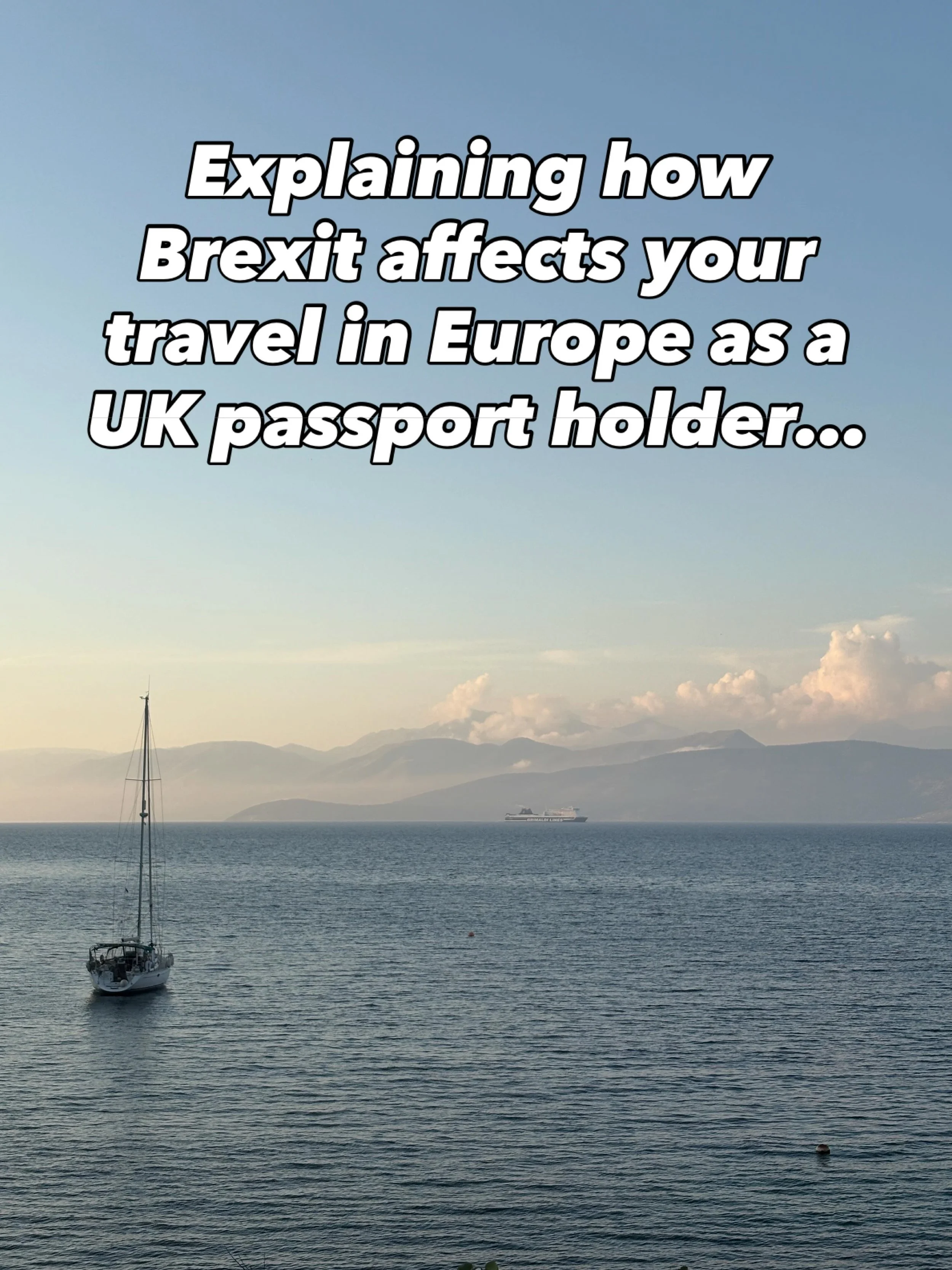So many people ask why I don&rsquo;t just move to Corfu, it&rsquo;s not that simple. Just enjoying the ride for now ;)

EU
residency
travelling
Brexit
🇬🇧
🇬🇷