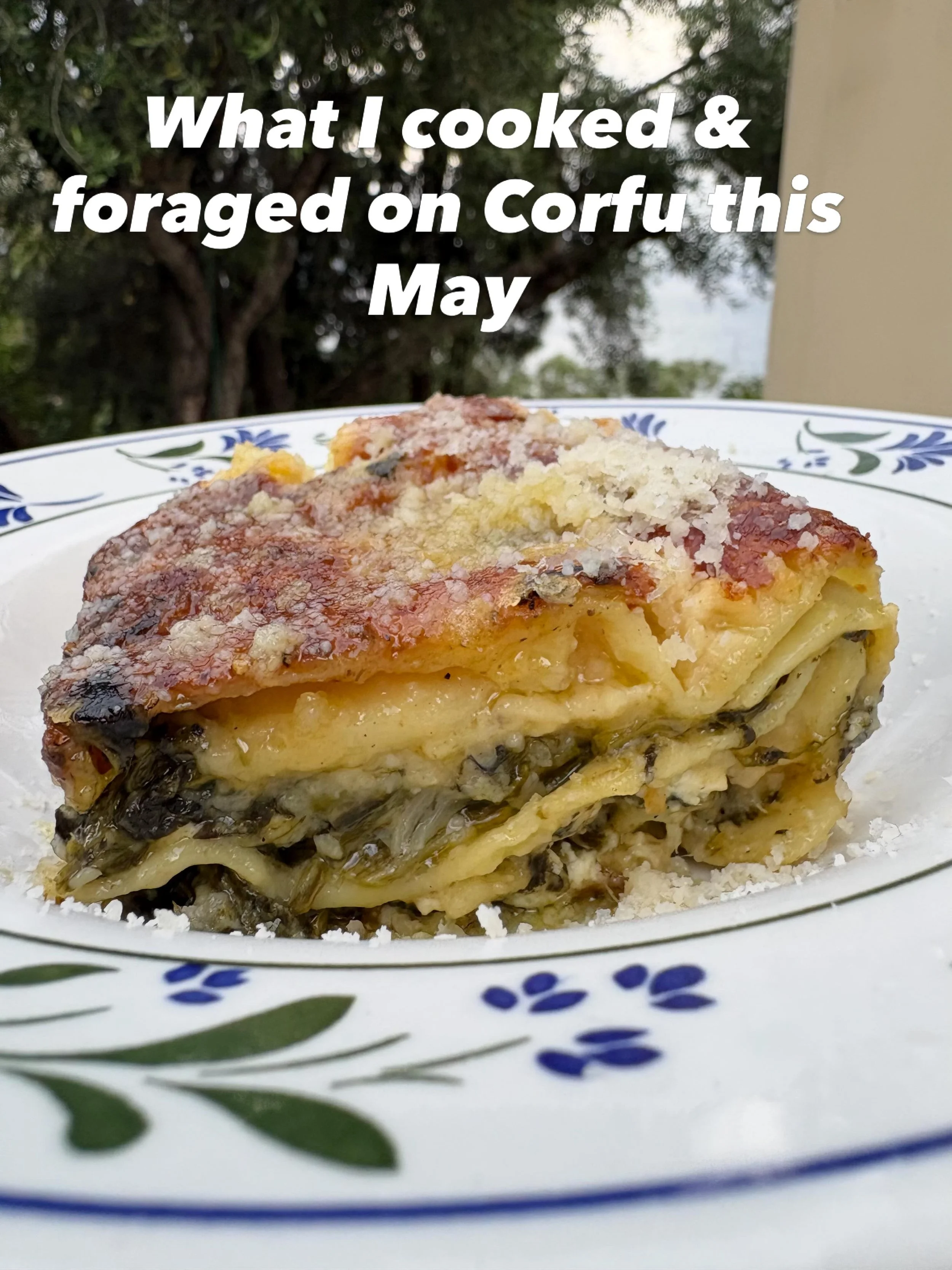 Beautiful May, always my favourite month. These were my foraging and cooking highlights, mostly for future content, recipes and some products I&rsquo;m working on:

1. Spinach lasagne - a total hit!
2. Elderflower forage &amp; prep, I didn&rsquo;t ex