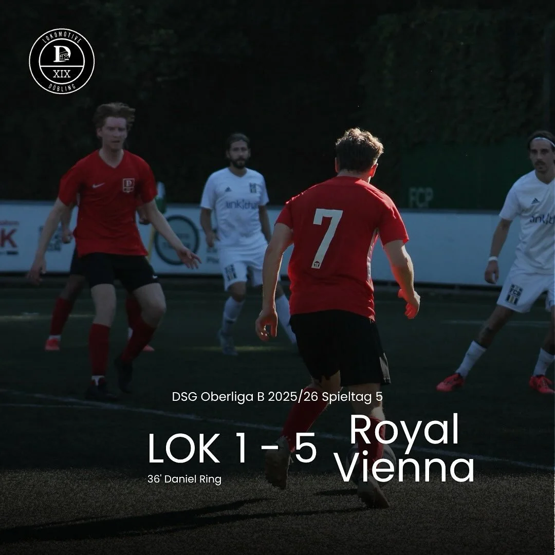 &hellip; und das Ergebnis von Spieltag 5:

Unsere Freunde von @royal.vienna schlagen uns v&ouml;llig verdient.