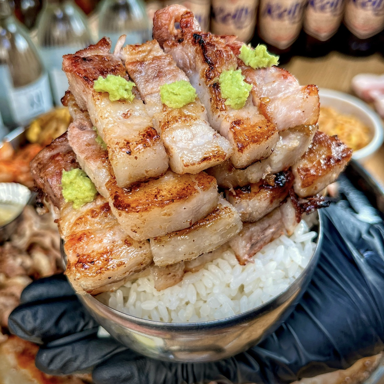 Samgyeopsal at Korean BBQ Pig Company