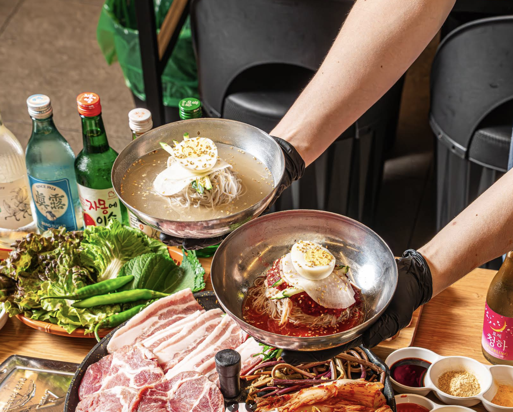 Korean BBQ Samgyupsal Pig Company Myeongdong Hongdae Gangnam