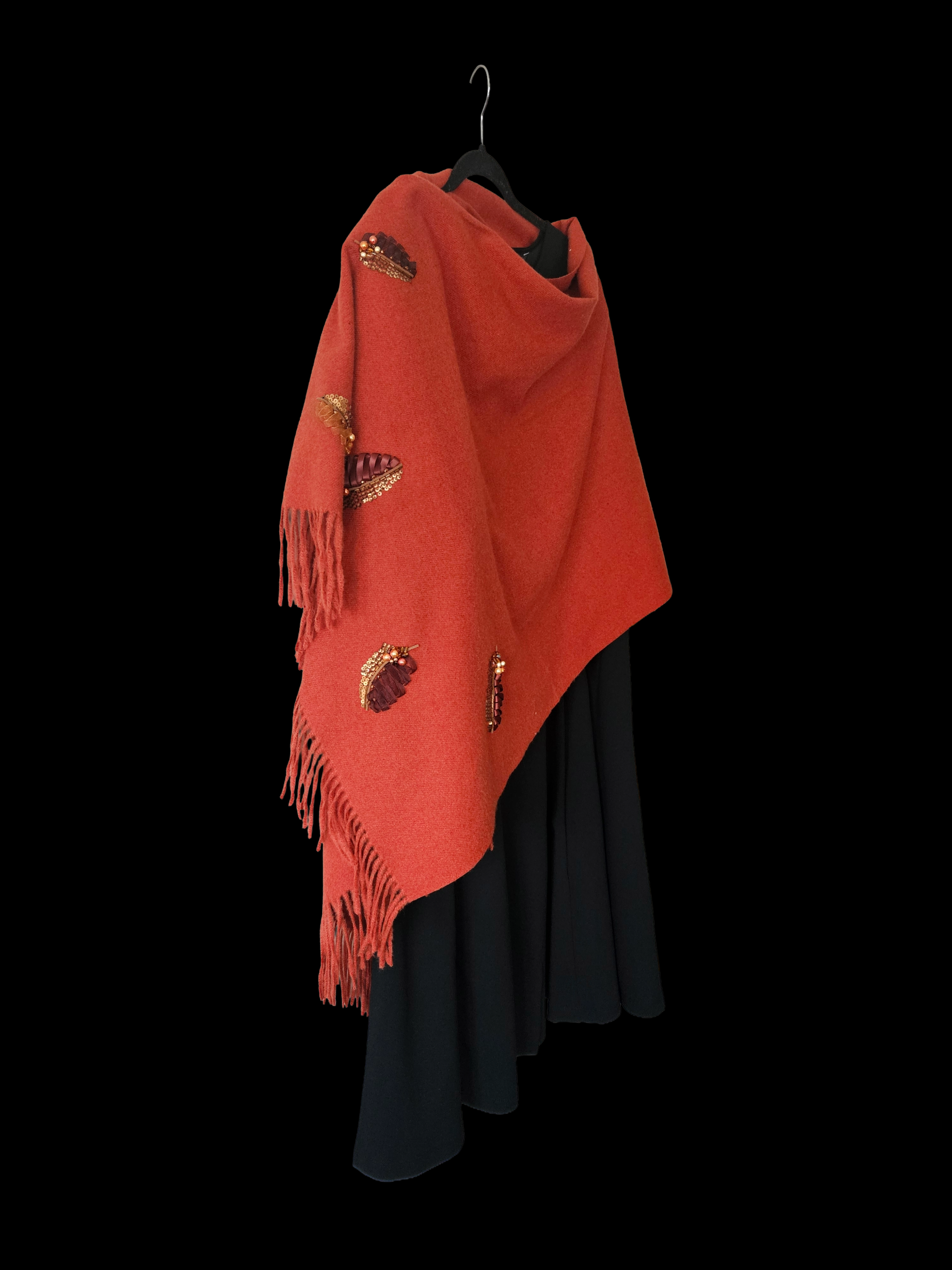 Cashmere Scarf 'Autumn Leaves'