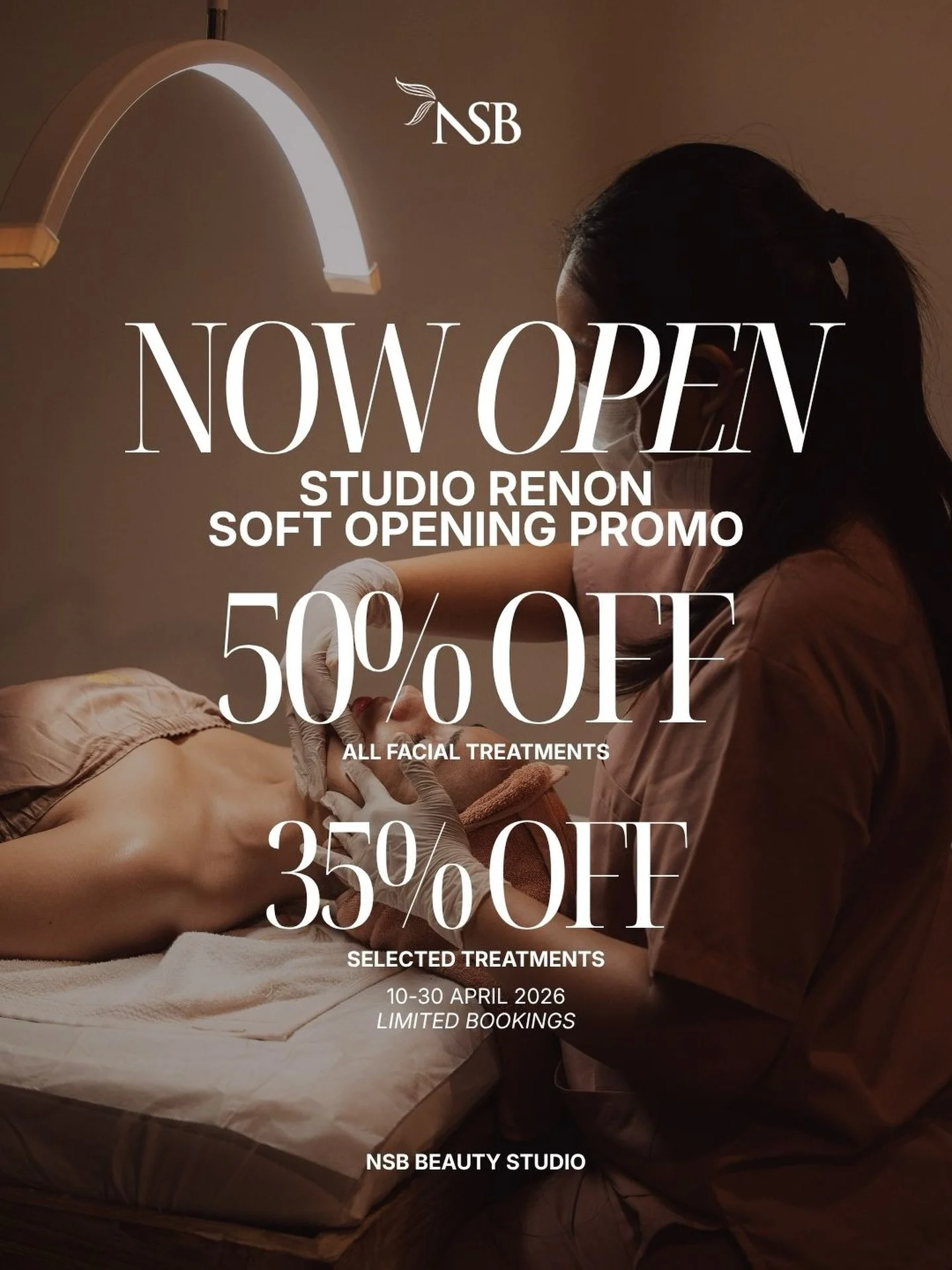 Hello Renon &mdash; NSB Beauty Studio officially now open! 🎉 

Pesan melalui DM atau link di bio. Yuk booking sekarang sebelum penuh!