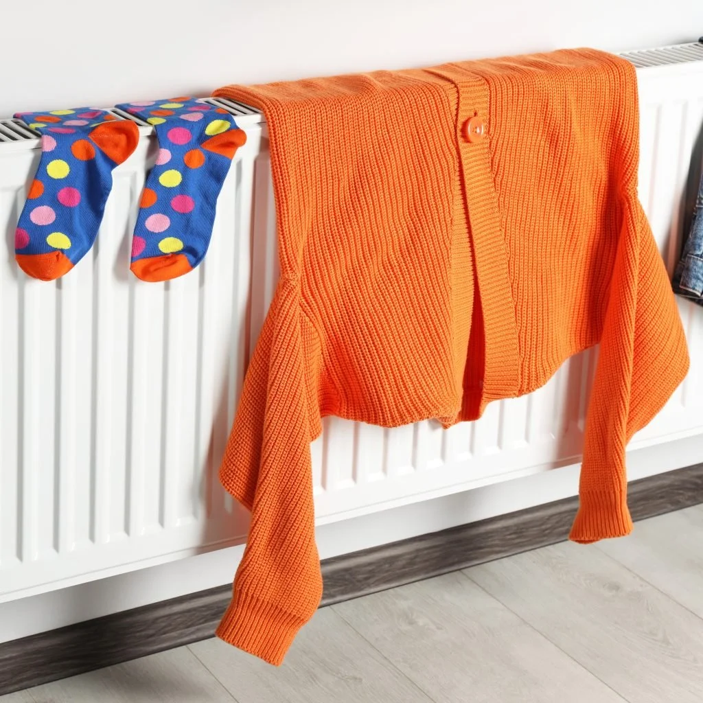 Stop drying your clothes on your radiators
