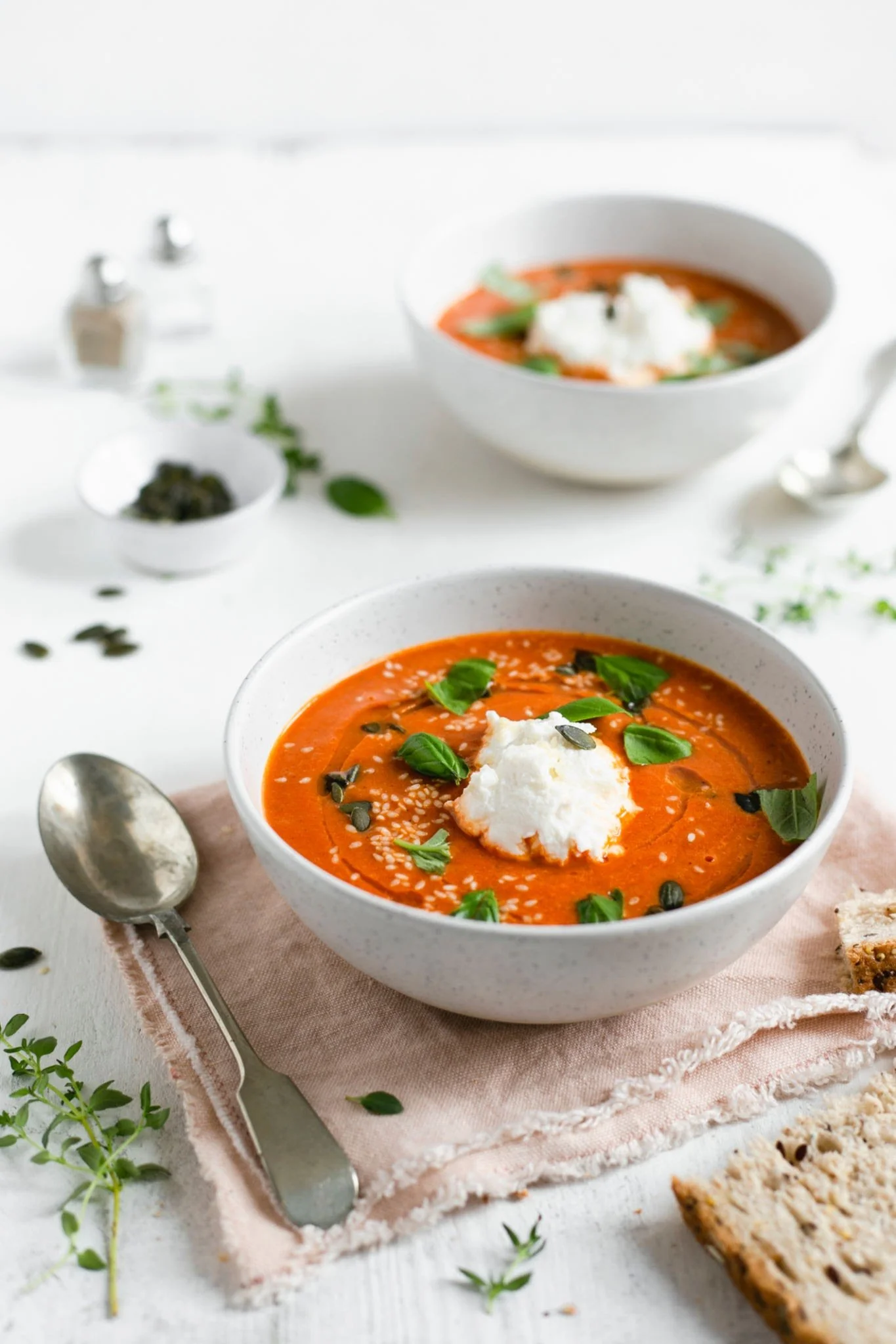 Roasted Tomato &amp; Red Onion Soup