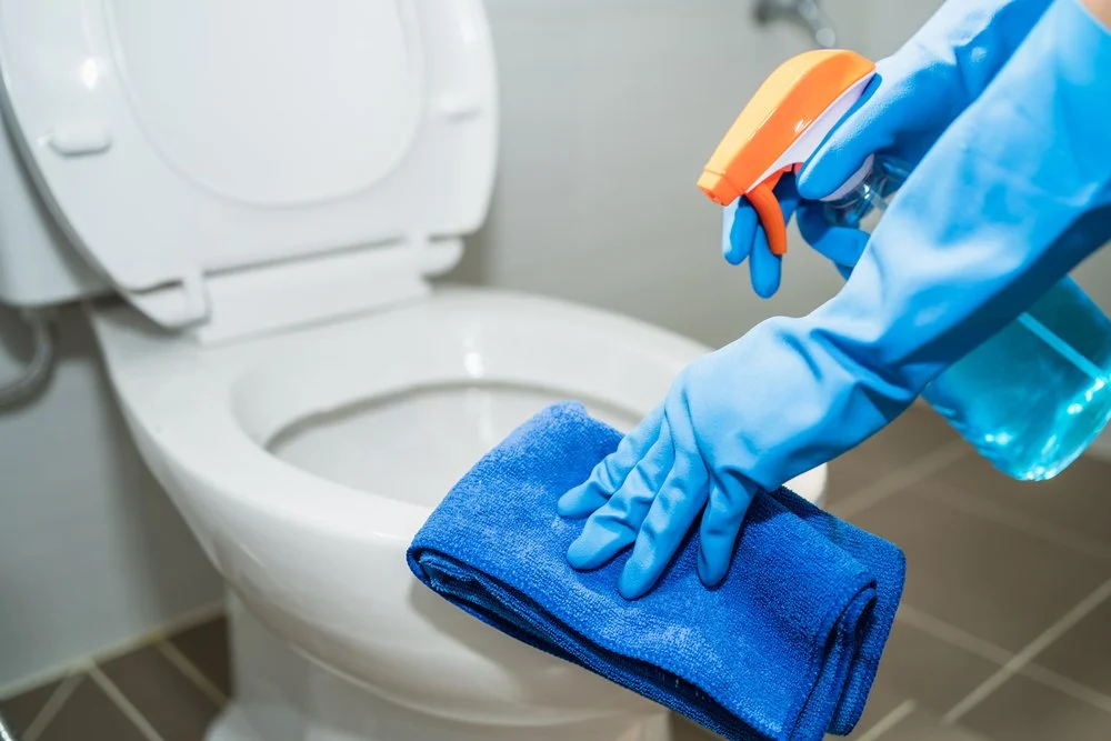 How to clean a toilet using citric acid