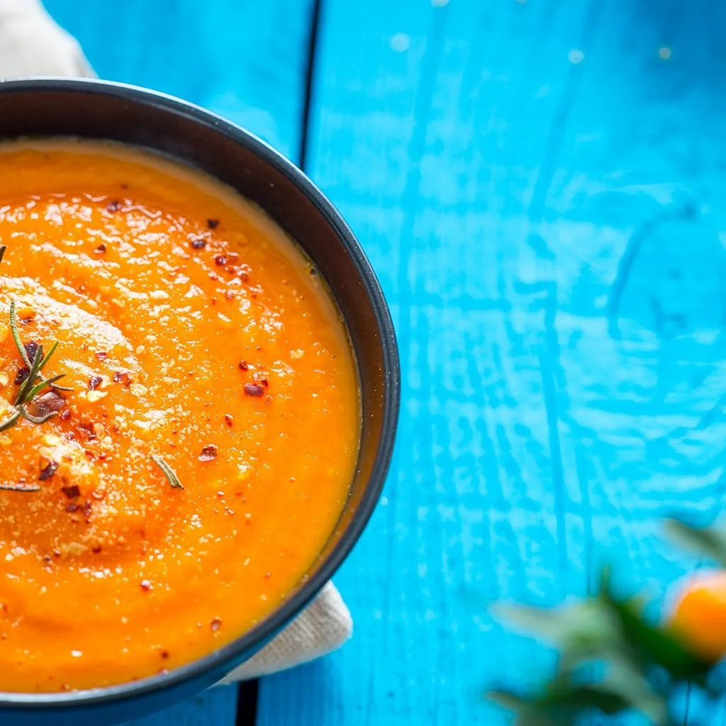 Chorizo and sweet potato soup