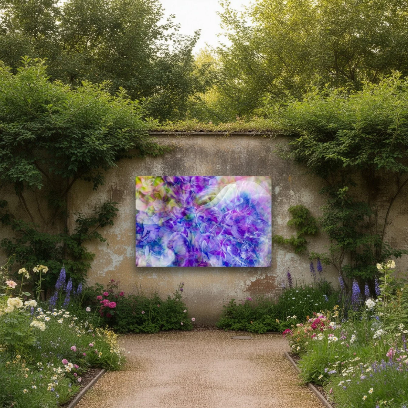 When an Image Enters a Landscape