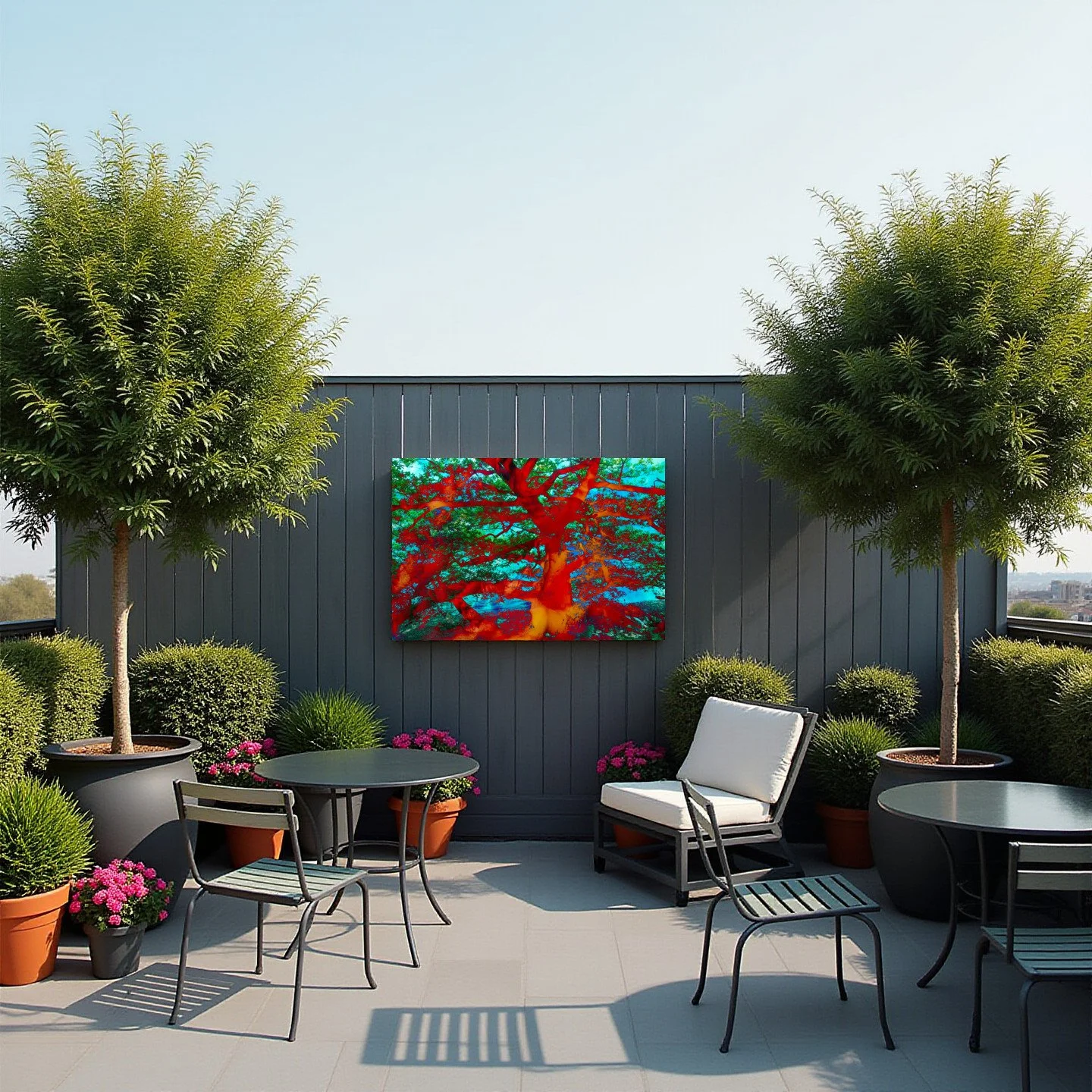 Blended contemporary photographic artwork