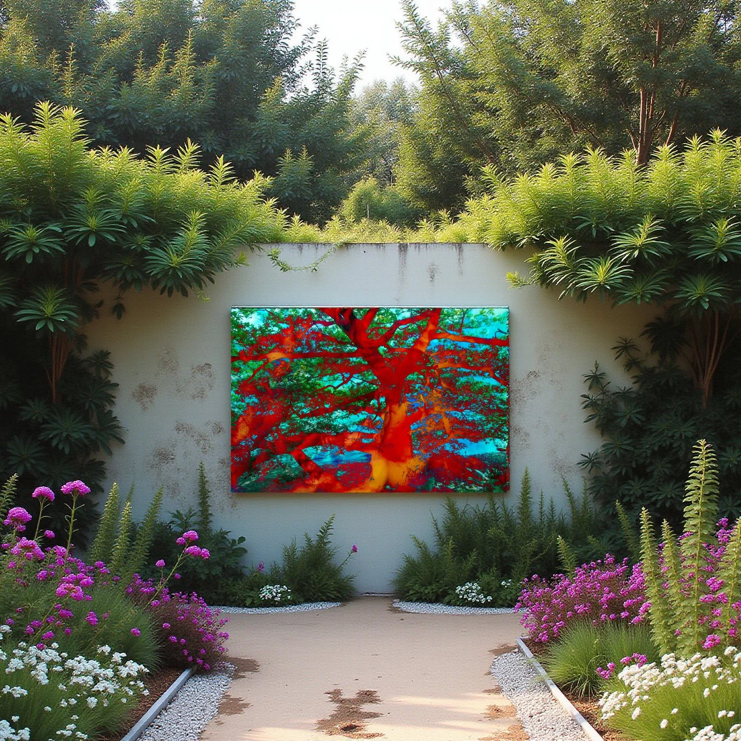 Blended contemporary photographic artwork