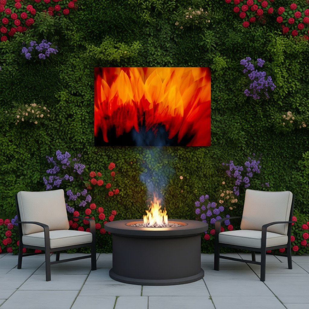 Blended contemporary photographic artwork