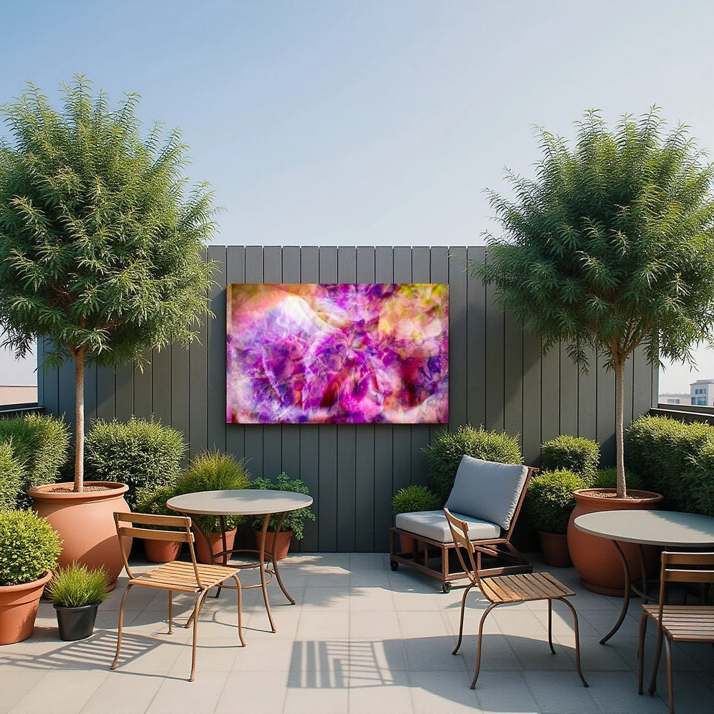 Blended contemporary photographic artwork