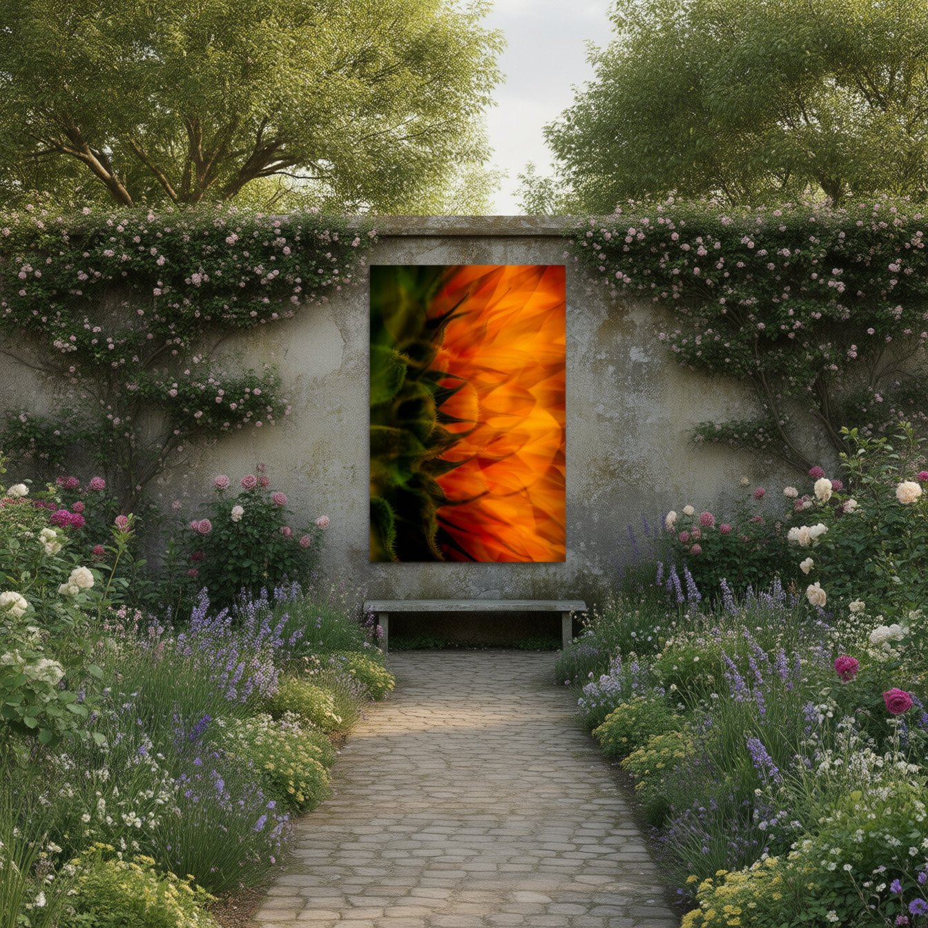 Floral contemporary photographic artwork