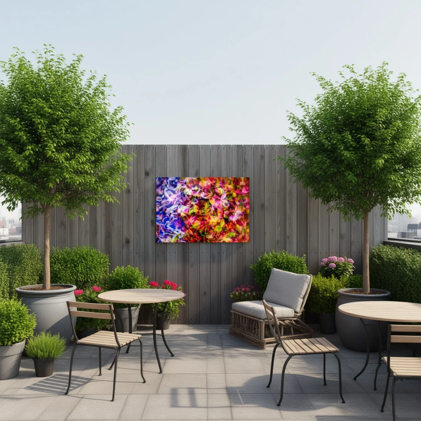 Blended contemporary photographic artwork