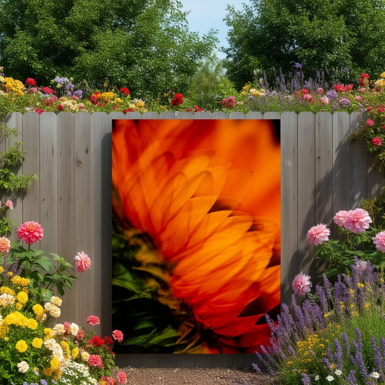 Floral contemporary photographic artwork