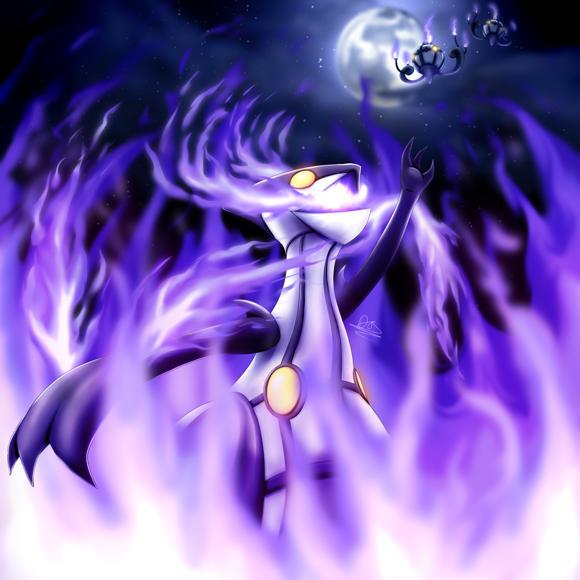 Chandelure.Sceptile by DragoDigitalStudios.png