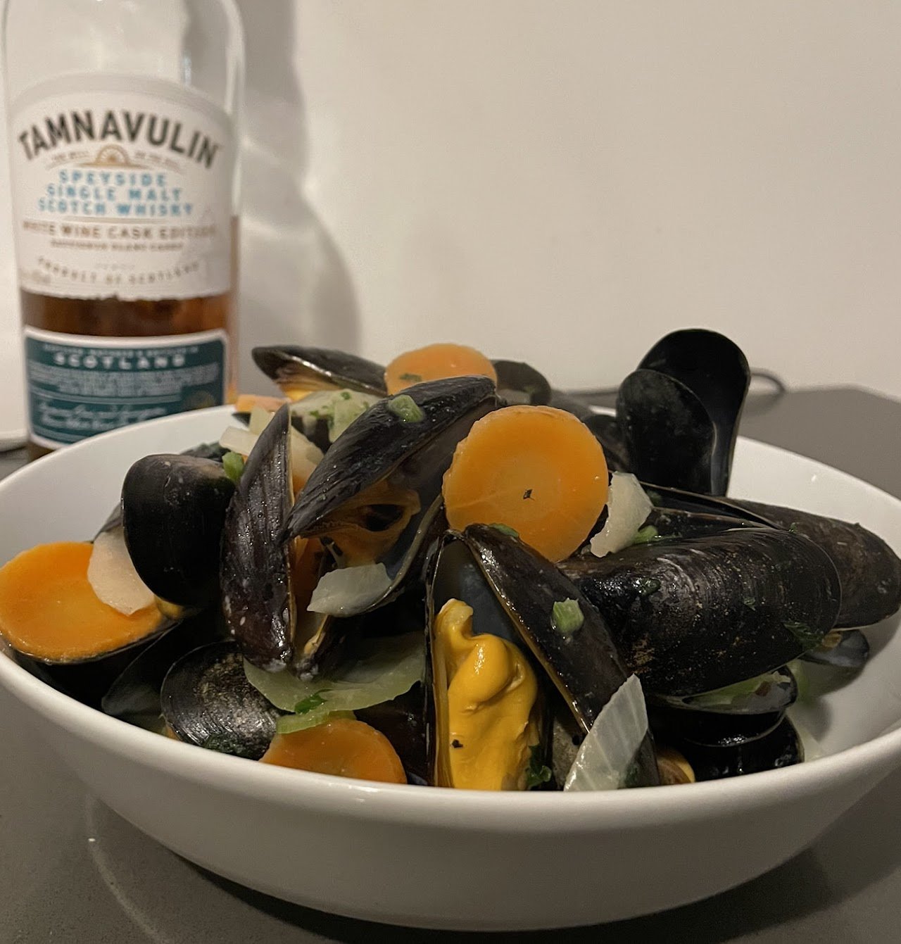 Whisky Mussels Recipe