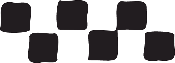 Silhouette of a dog sitting on its hind legs with a small raised tail.