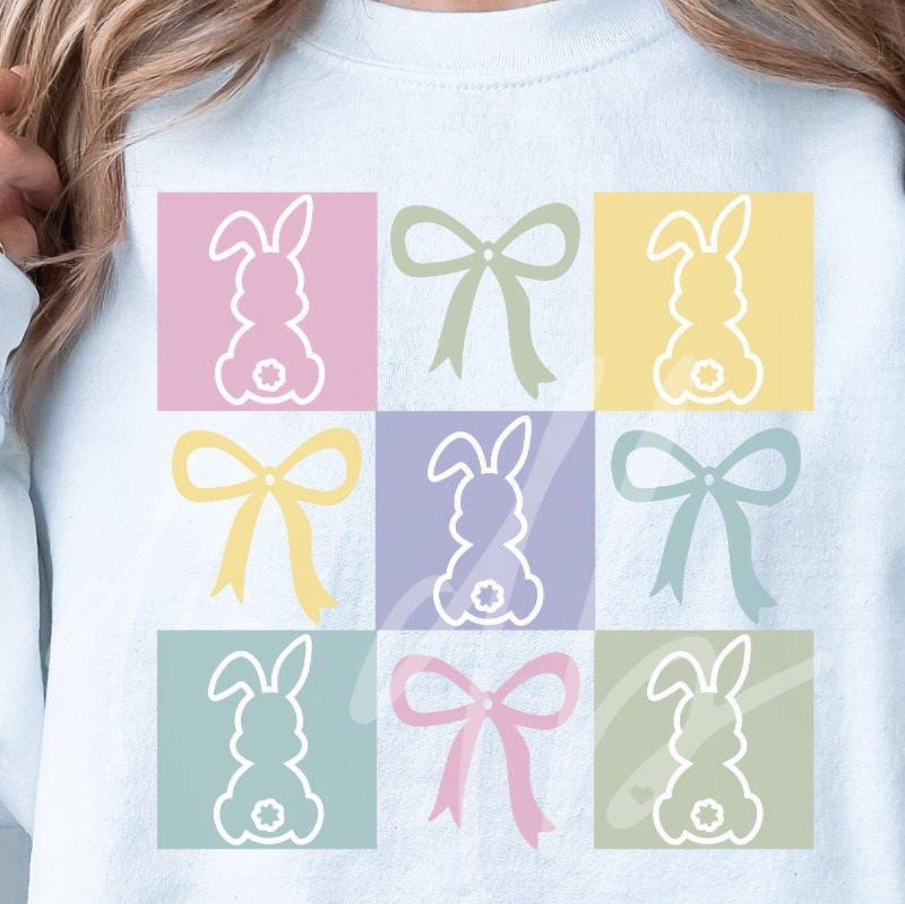 Adult Bunny & Bows T-Shirt
