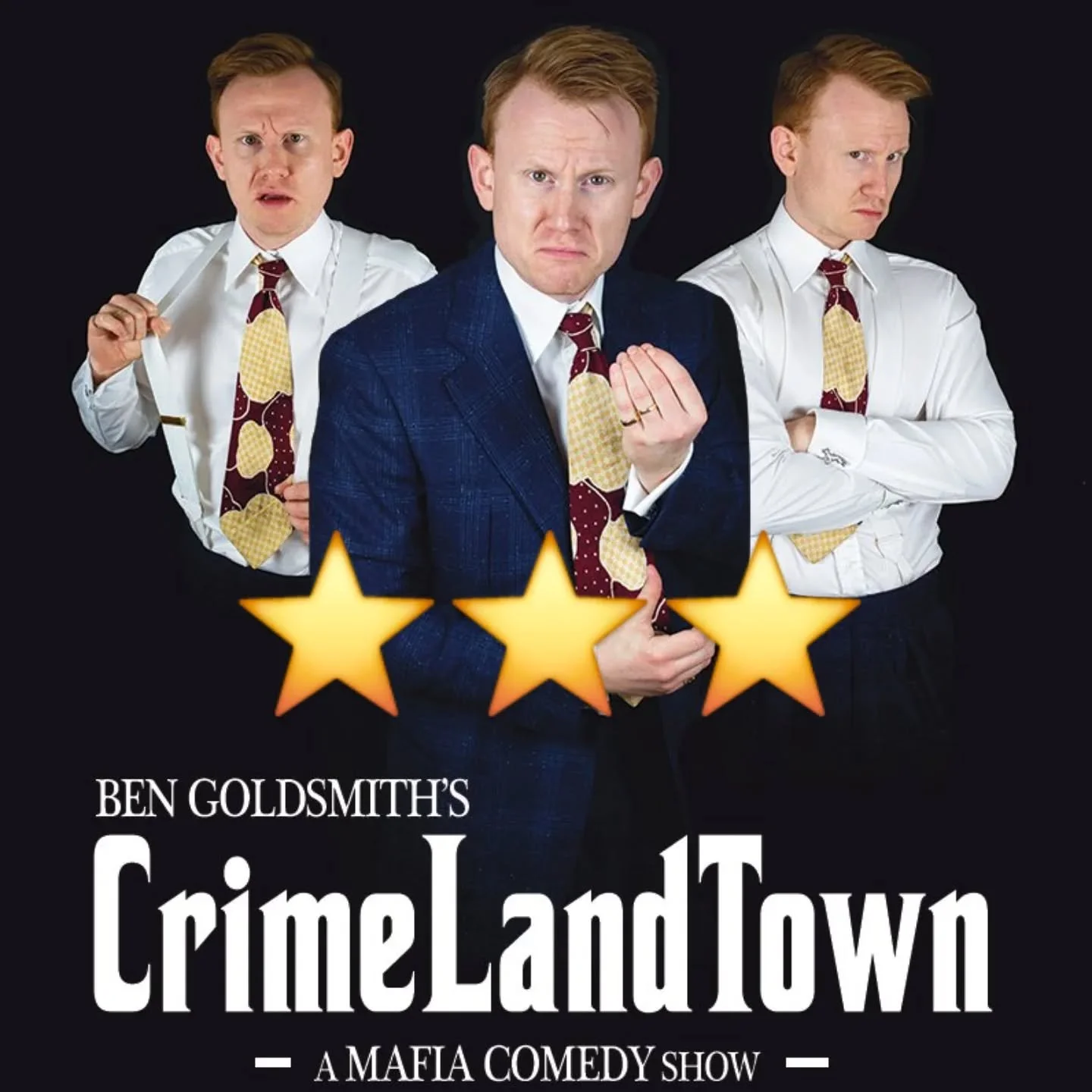 Back again with another digital fringe review!

This time I am watching 'CrimeLandTown' performed by Ben Goldsmith.

As people arrive into the theatre, they are being greeted by a mob boss on the day of his daughter&rsquo;s third&nbsp;wedding. As it 