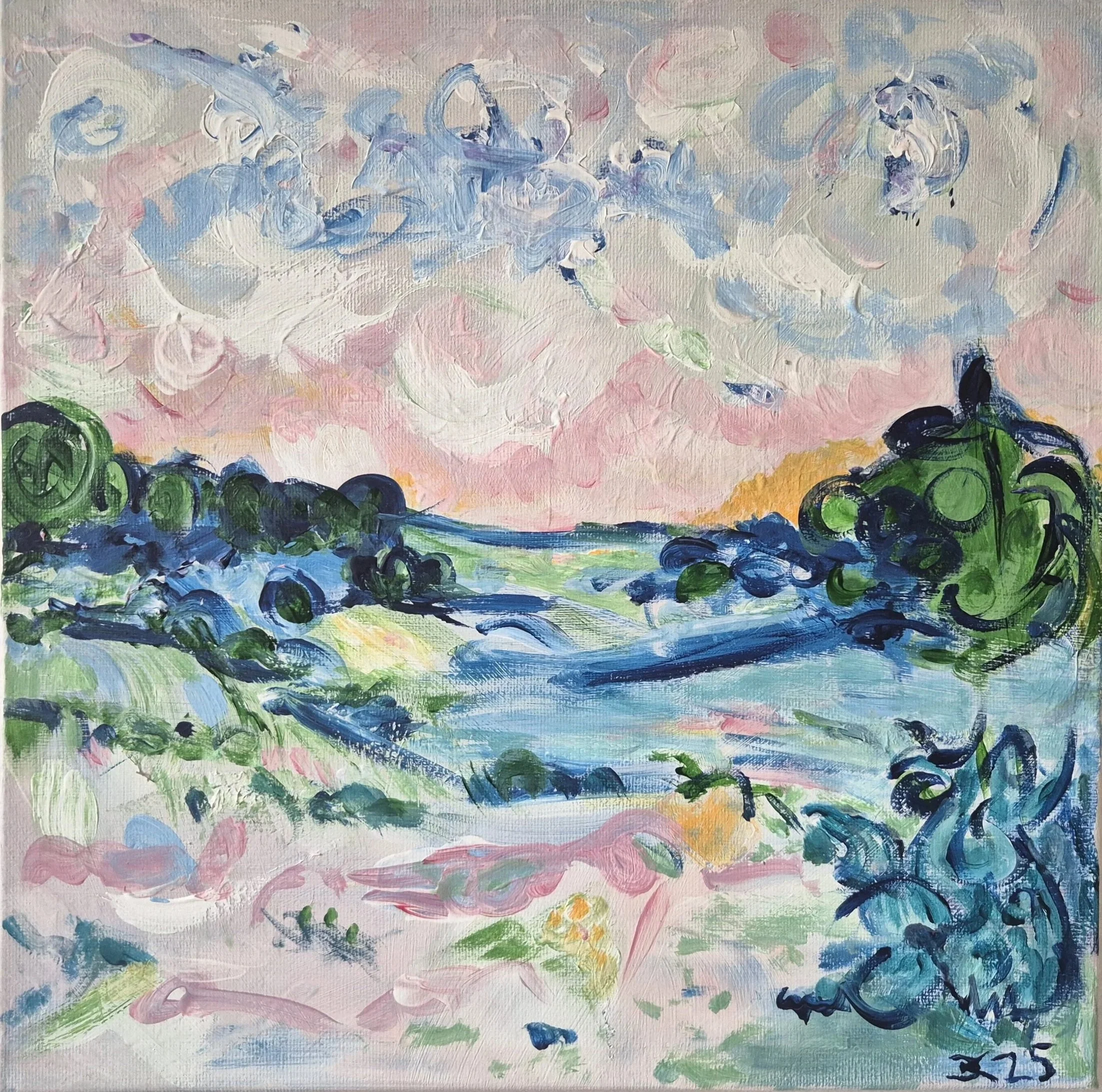 Landscape at Sunset (2025)