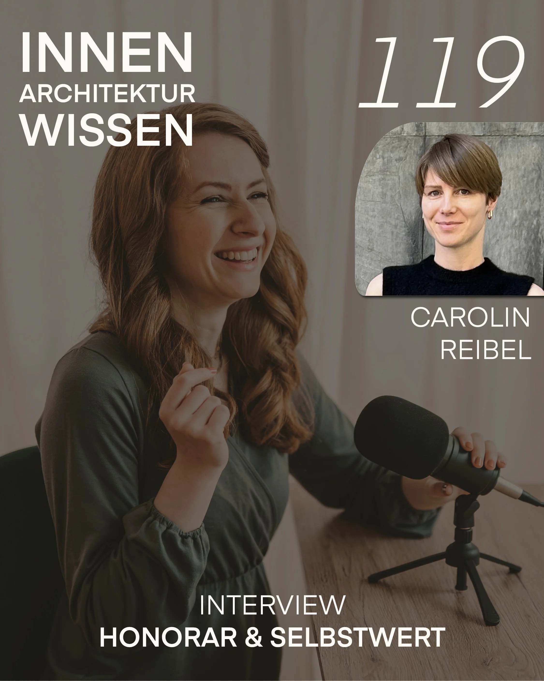 FOLGE 119 | Selbstwert &amp; Honorar | Interview mit Carolin Reibel