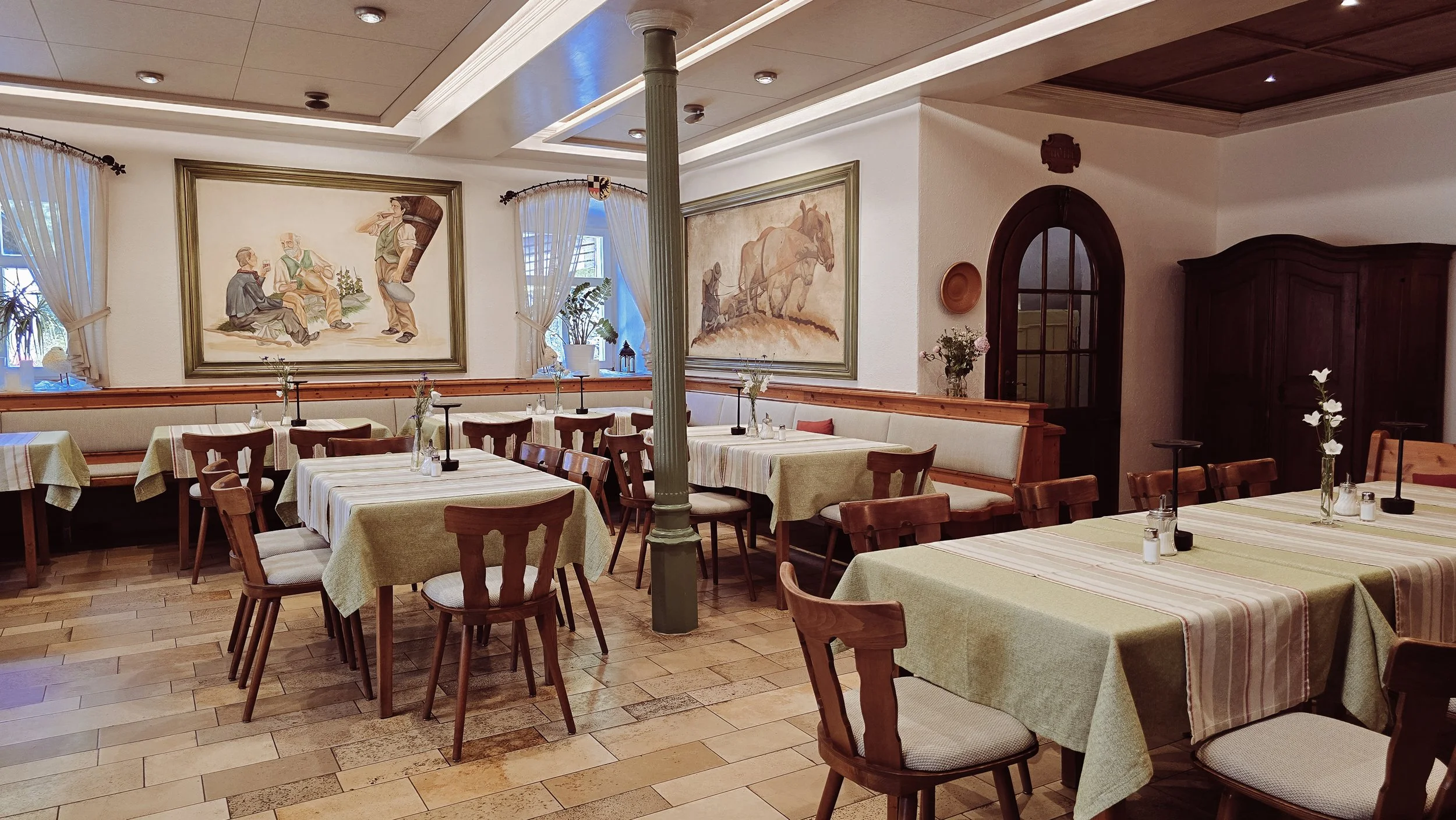 Umgestaltung eines Gastraumes