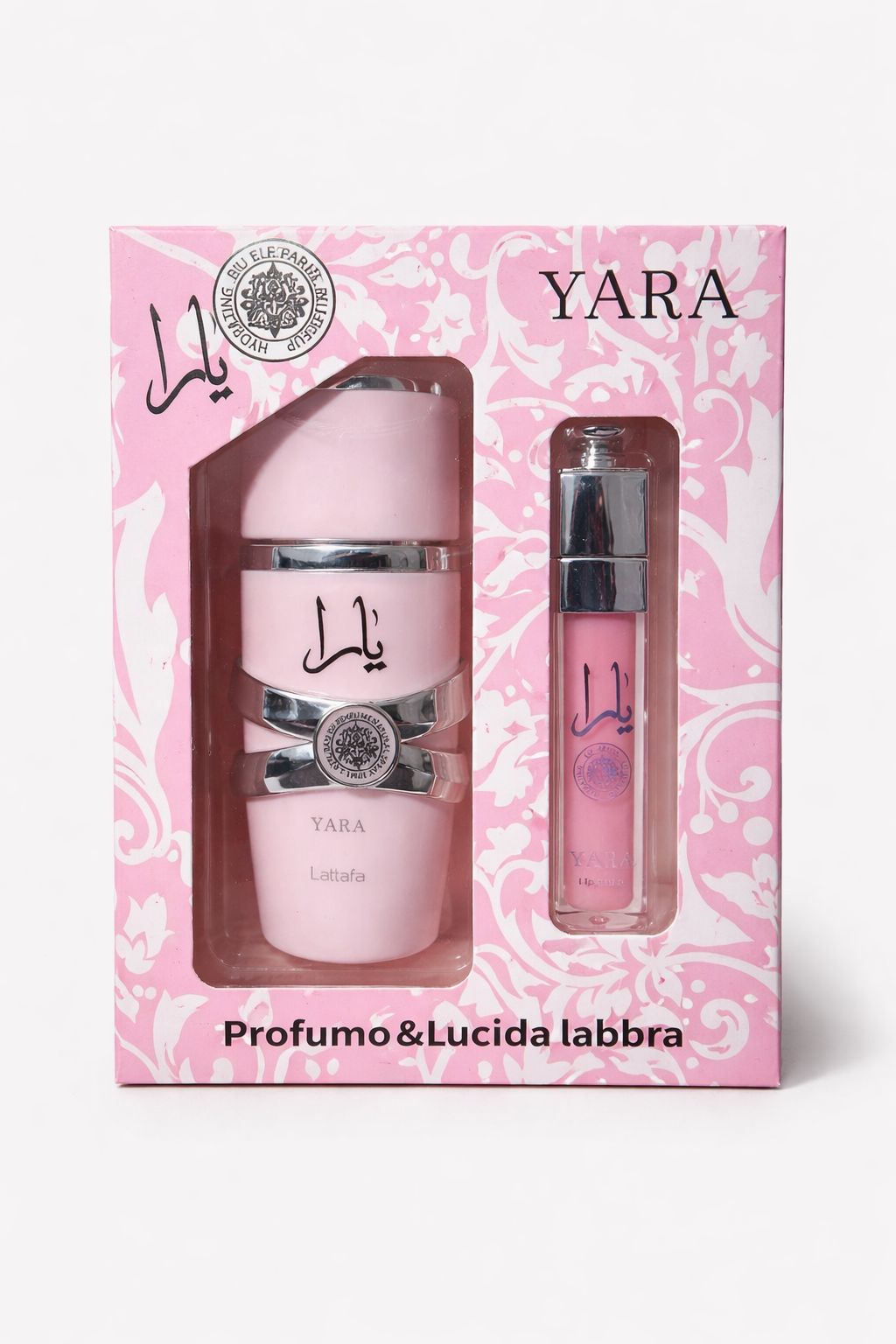 Yara parfum & lipgloss set (roze Yara) 💗✨