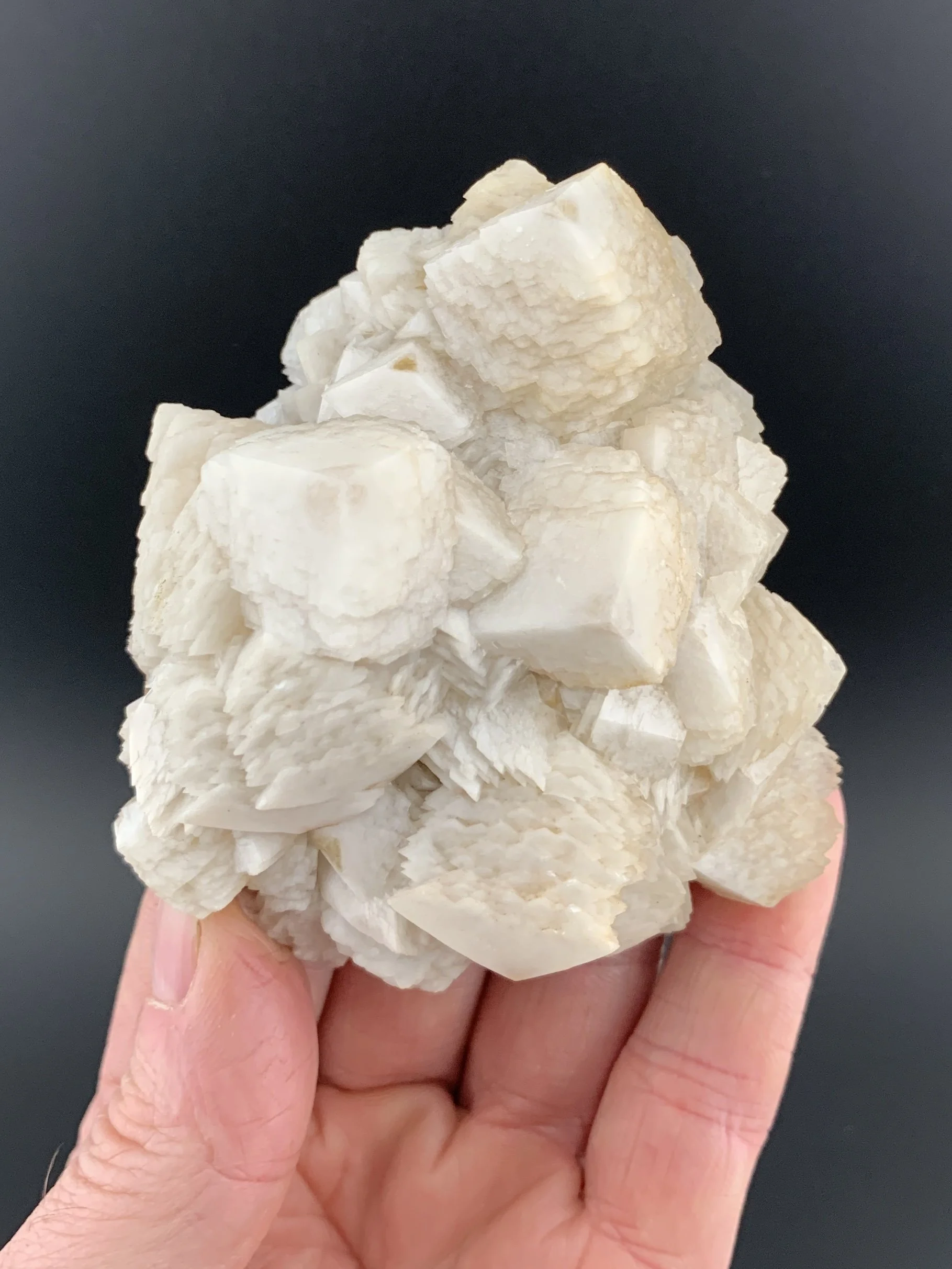 CALCITE mineral specimen crystal from Taff's Well Quarry, Pentyrch, Cardiff, Wales, UK.