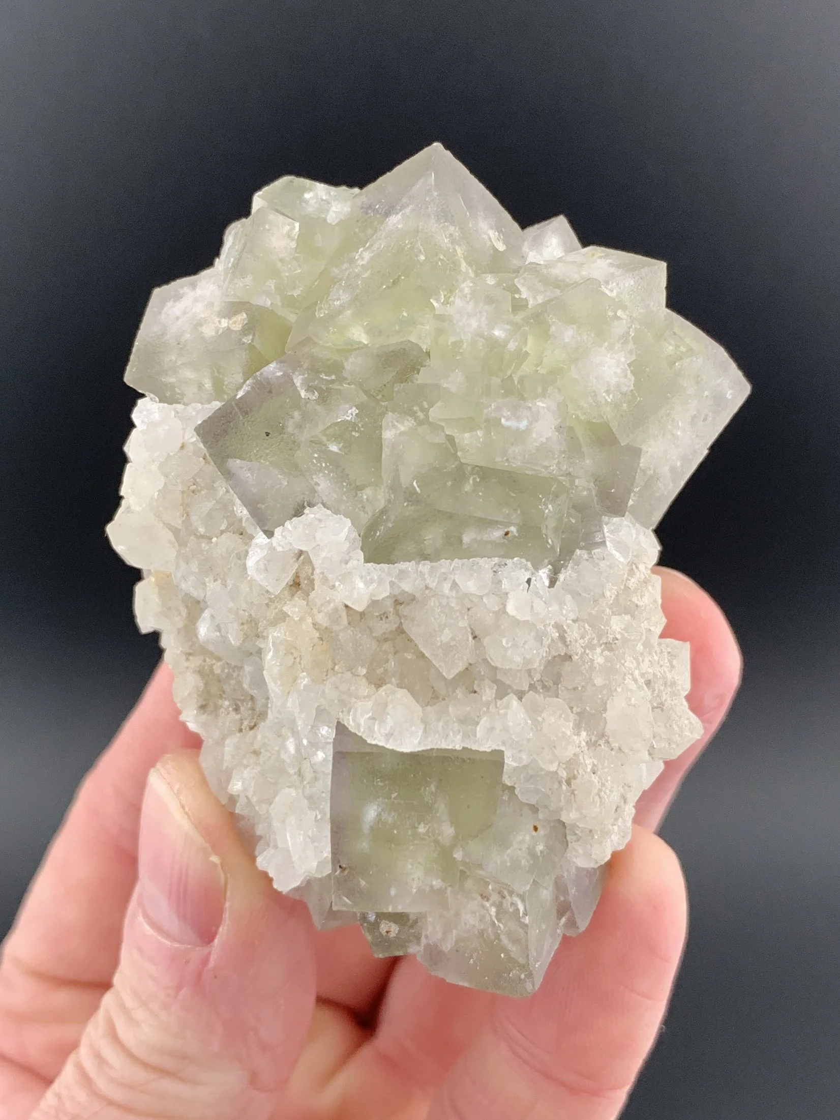 FLUORITE and QUARTZ from West Pasture Mine, Weardale, England, UK. (MSM18).