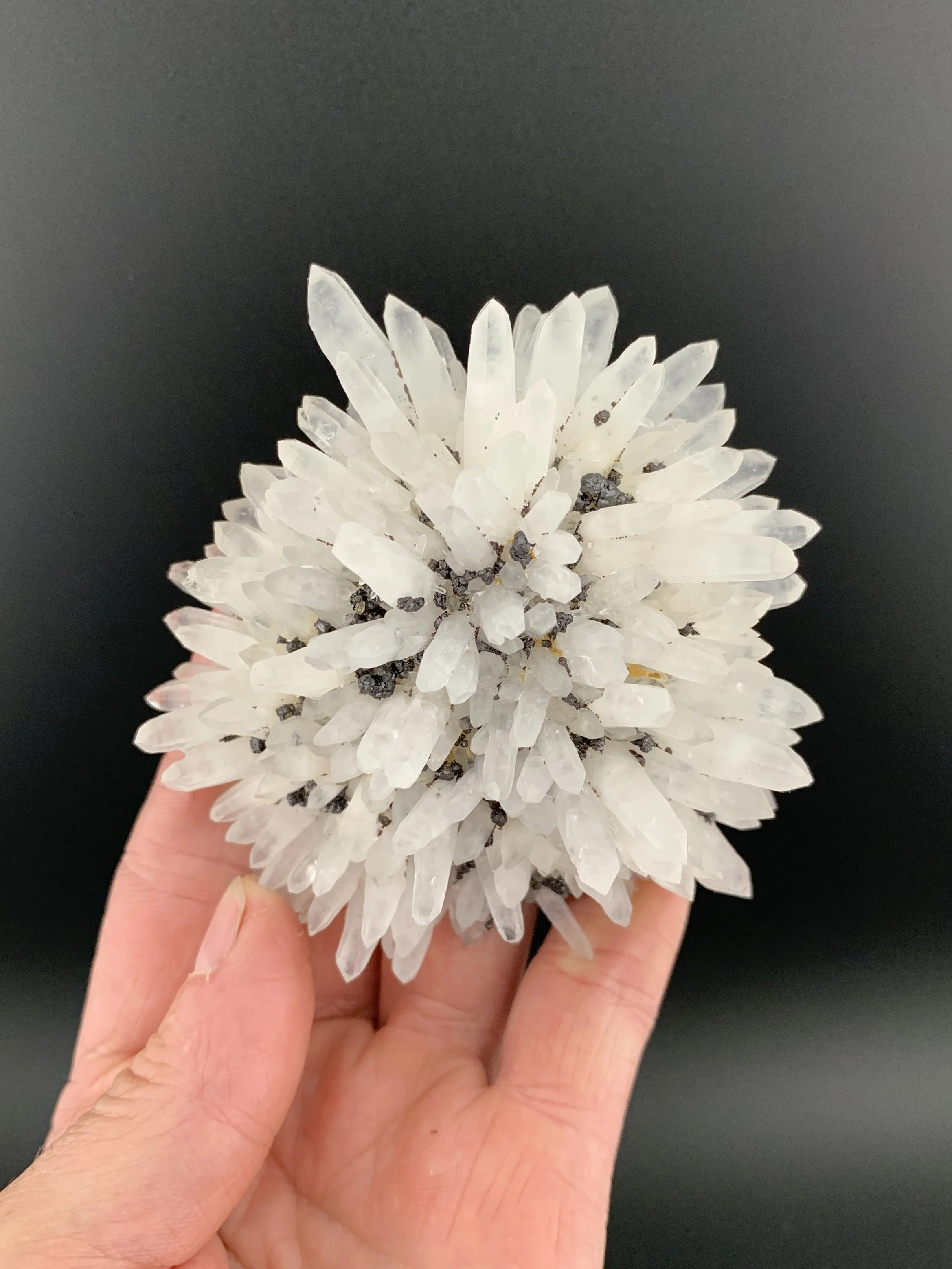 QUARTZ with SPHALERITE from Cavnik, Romania. (MSM62).