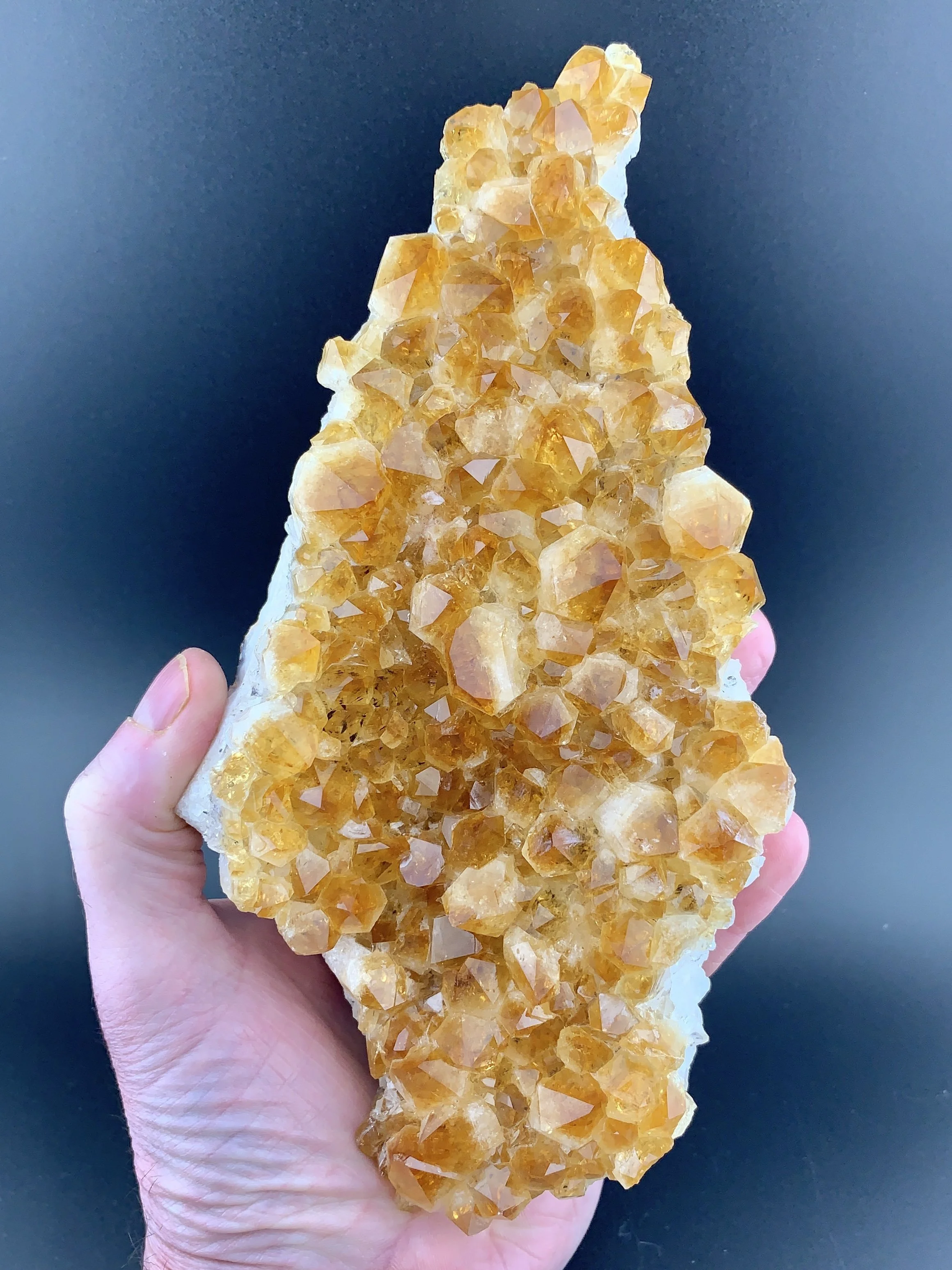 Citrine Quartz mineral specimen crystal from Ouro Preto Brasil