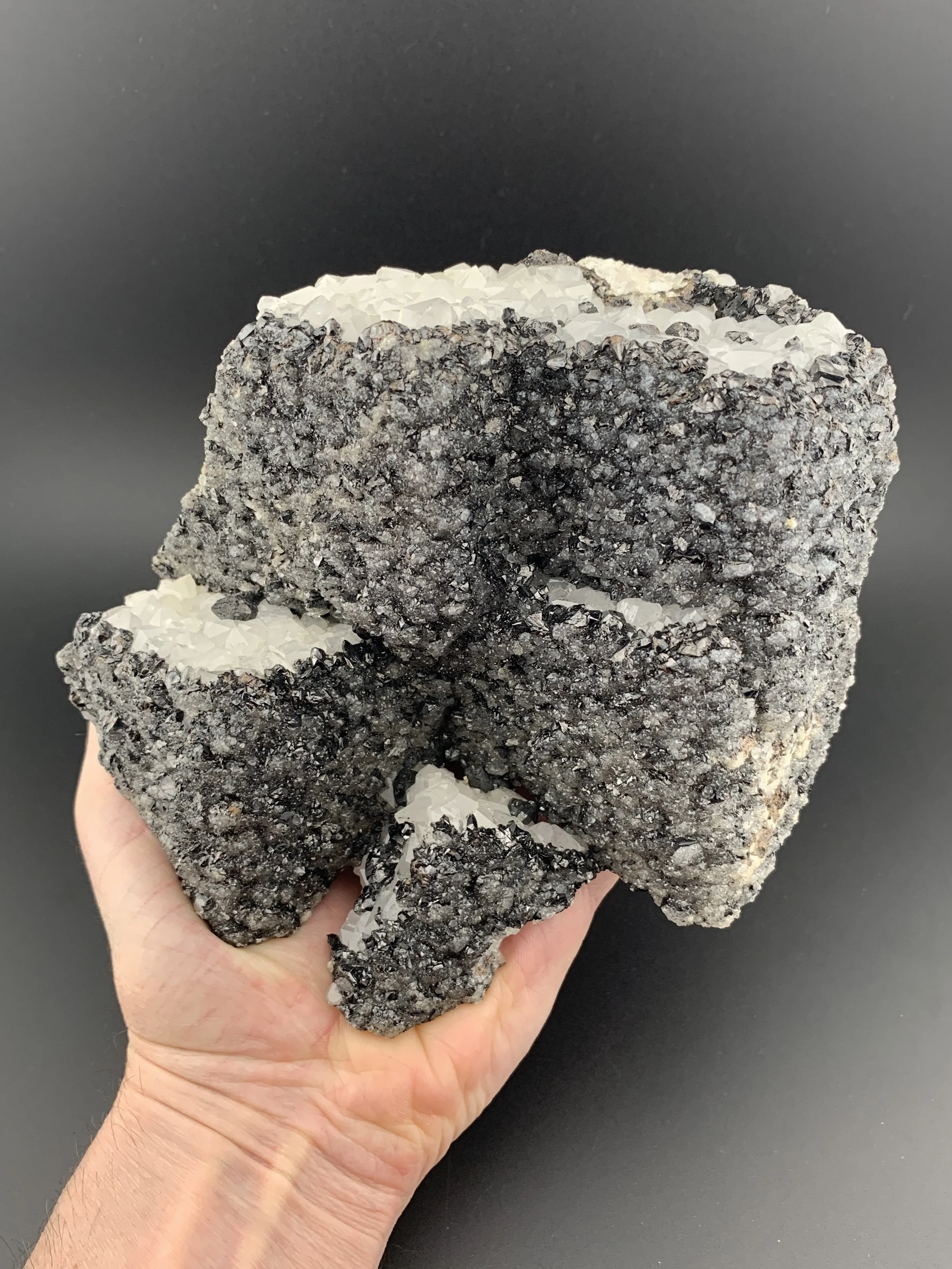 FLUORITE, SPHALERITE and QUARTZ mineral specimen crystal from Frazer's Hush Mine, Weardale, England, UK