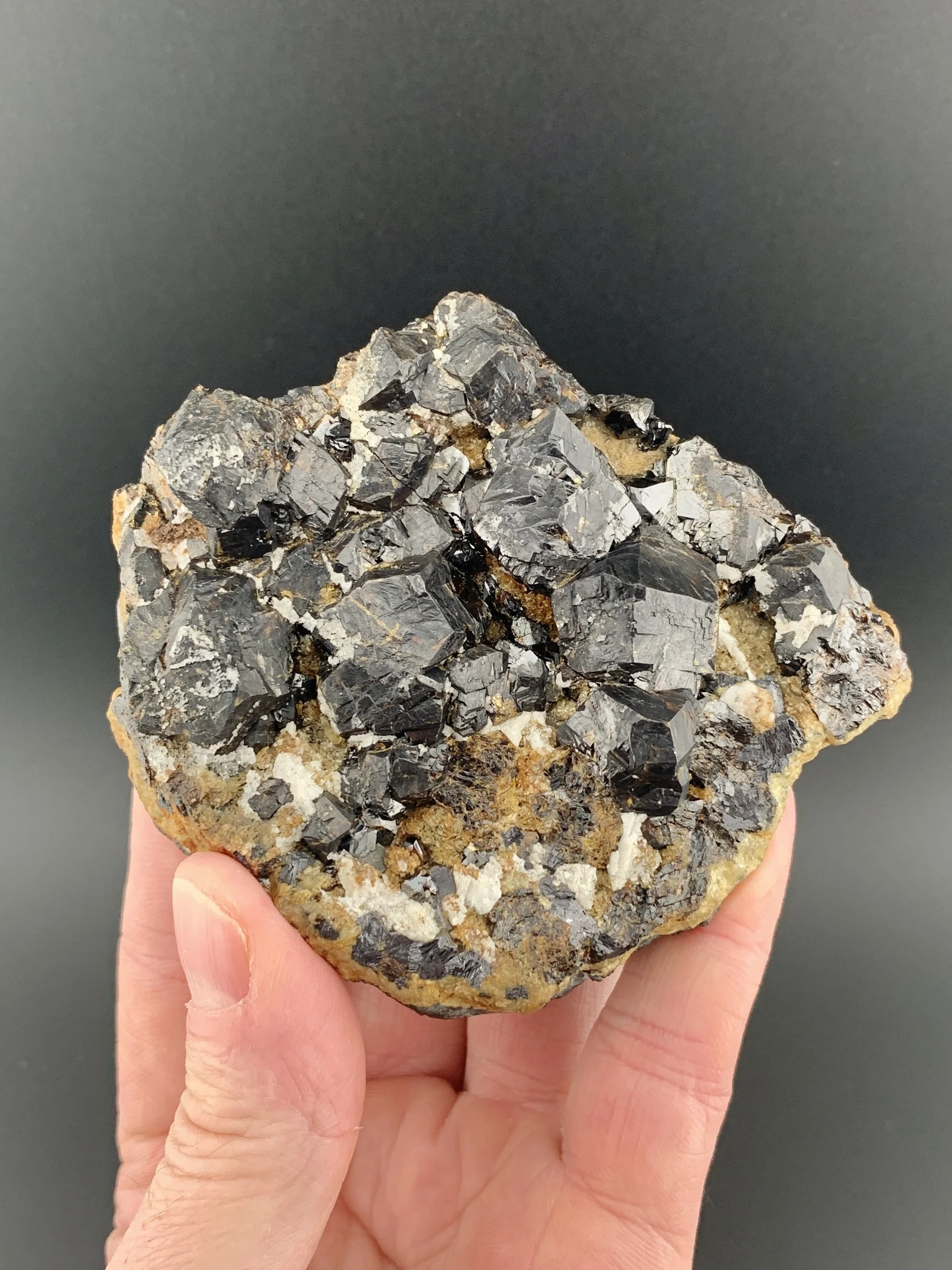 SPHALERITE mineral specimen crystal from Force Crag Mine, Allerdale, Cumbria, England.