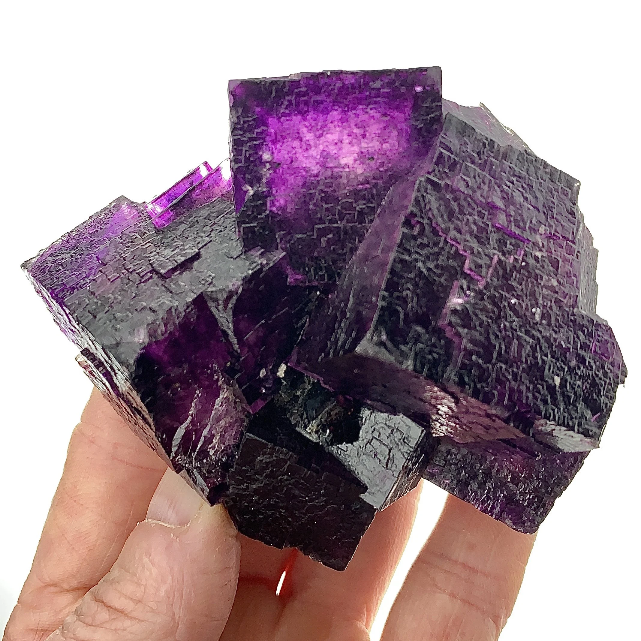 FLUORITE with SPHALERITE mineral specimen crystal from Elmwood Mine, Smith County, Tennessee, USA