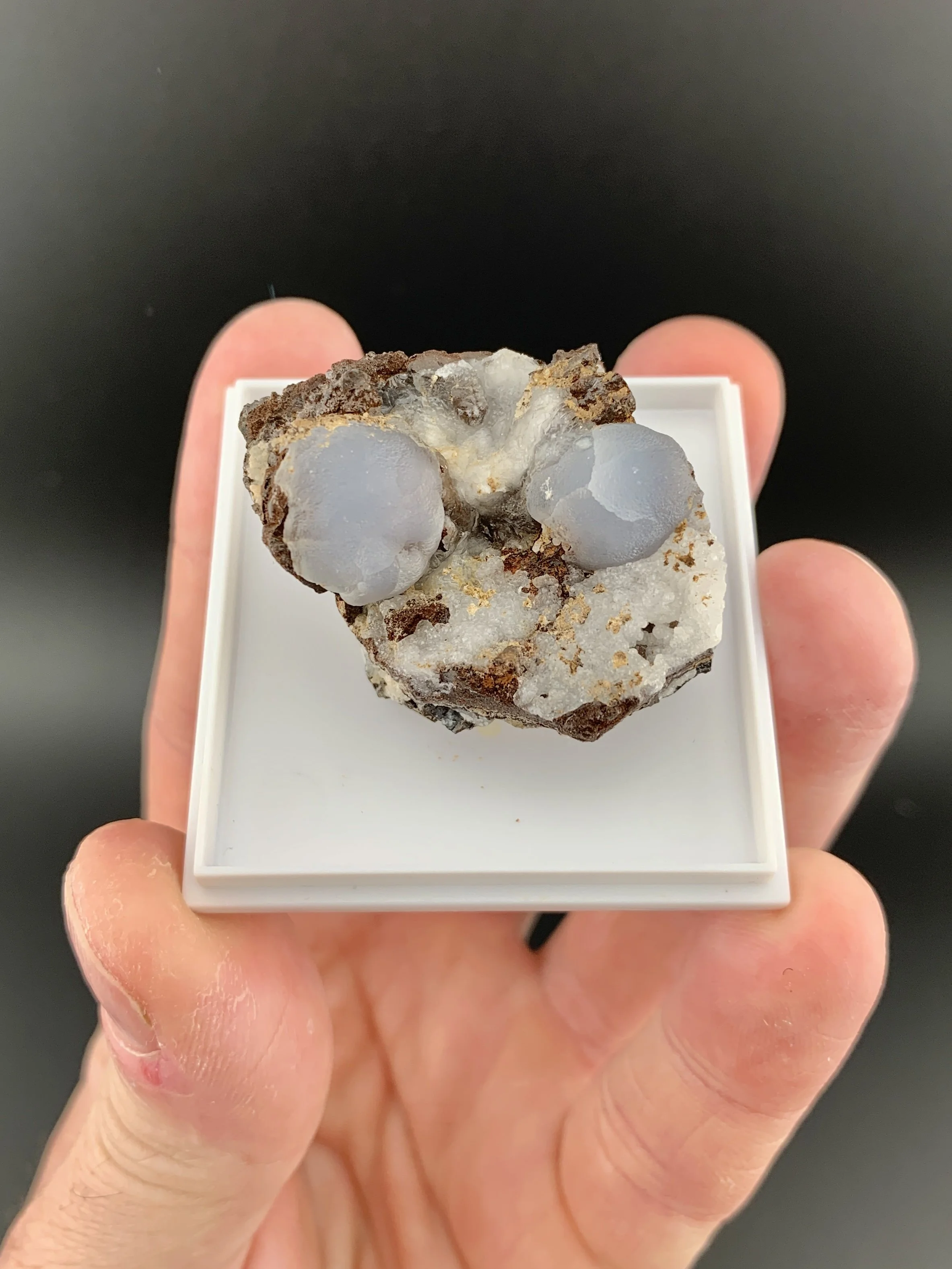 SMITHSONITE mineral specimen crystal from Hilarion Mine, Lavrion, Attica, Greece.