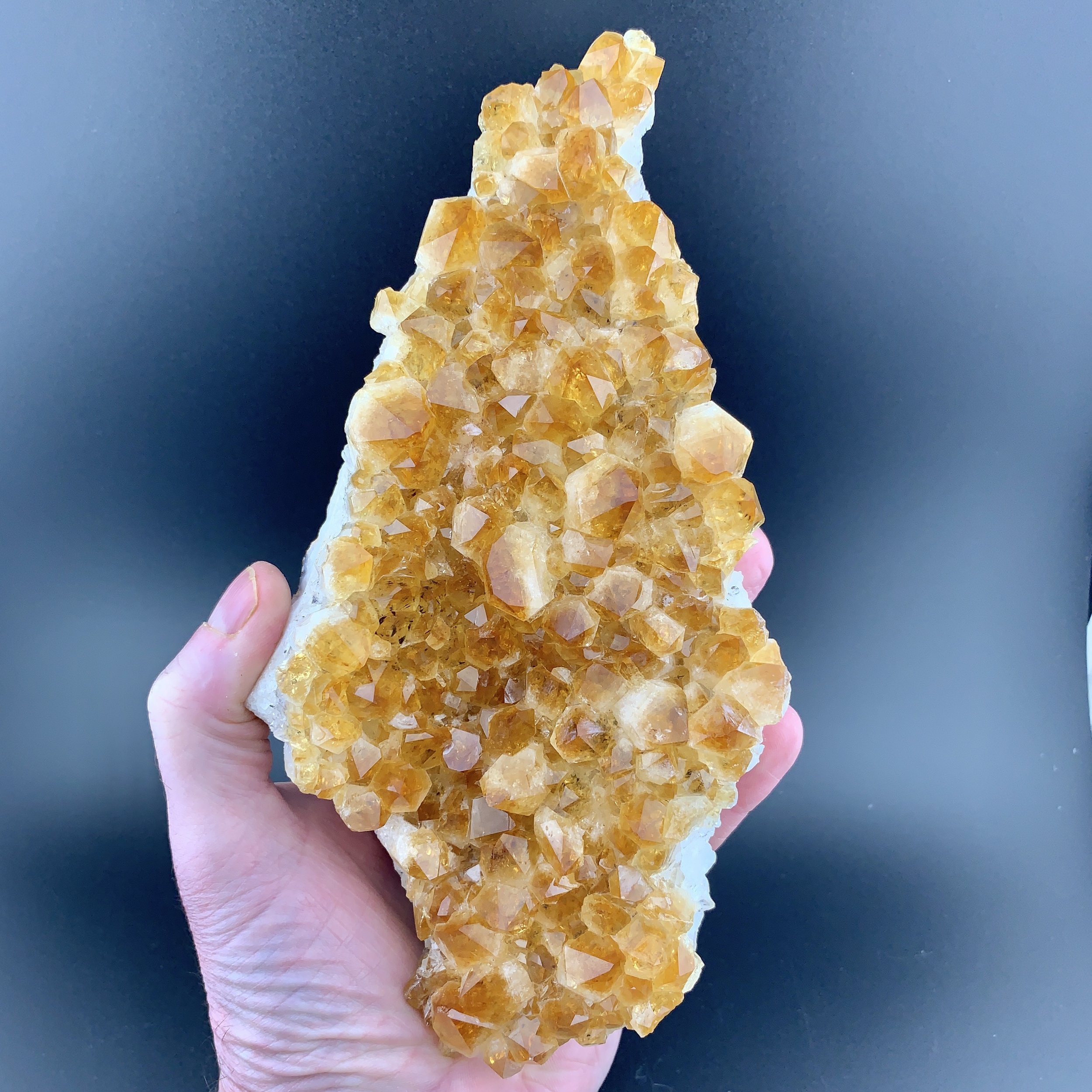 Citrine Quartz mineral specimen crystal from Ouro Preto Brasil