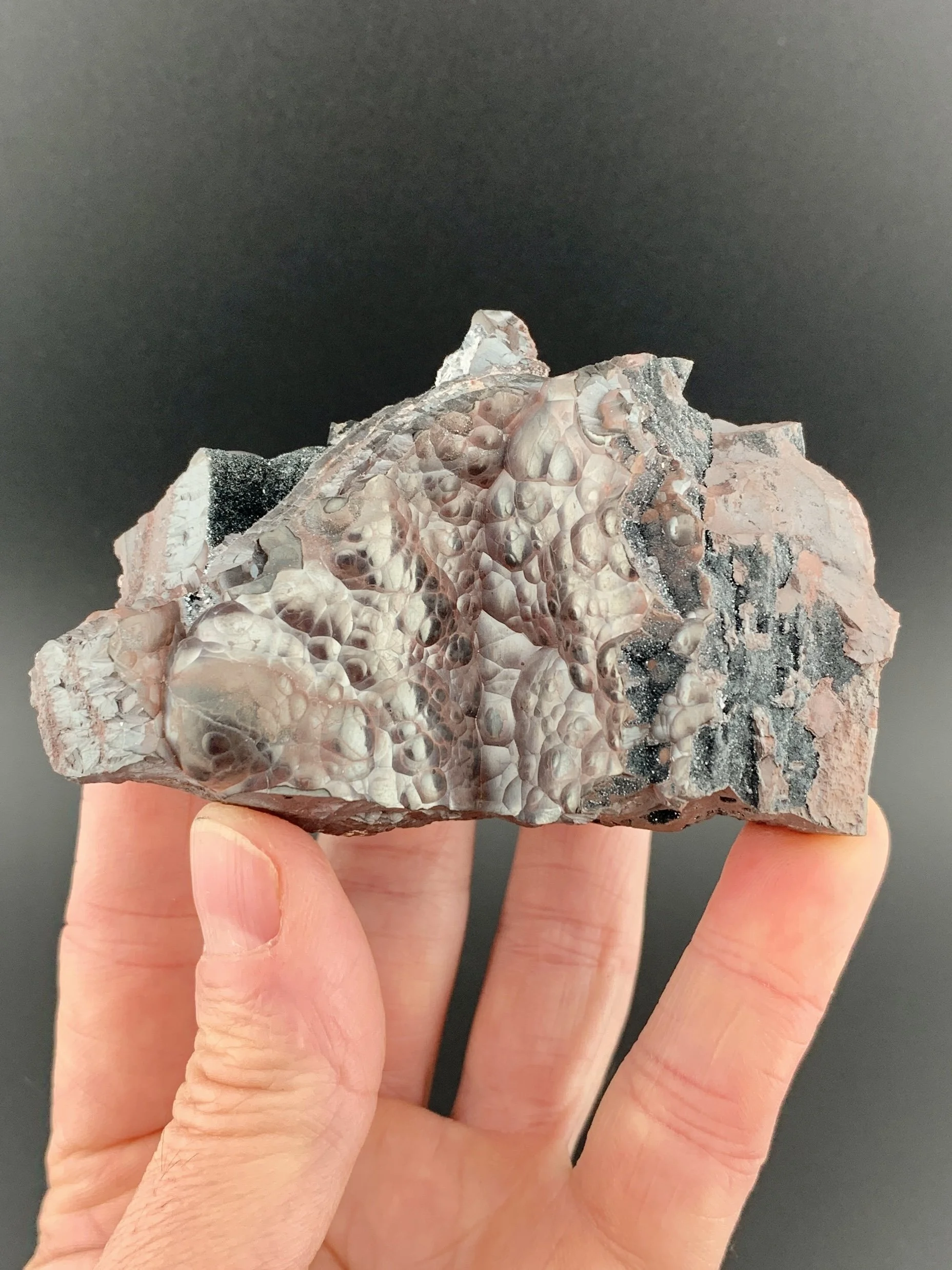 HEMATITE and SPECULARITE mineral specimen crystal from Florence Mine, Cumbria, England, UK.