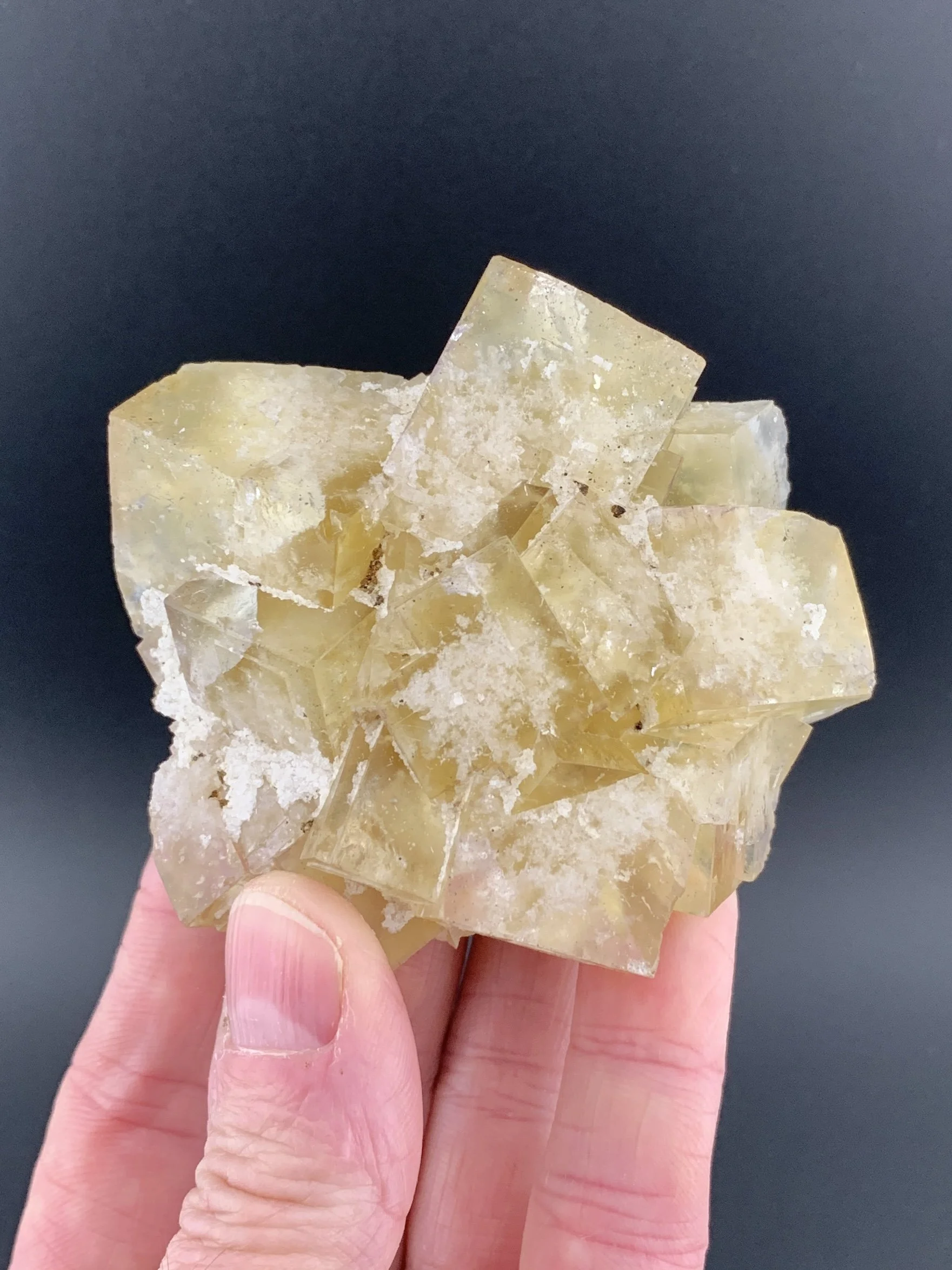 FLUORITE mineral specimen crystal from Wet Grooves Mine, Wensleydale, Yorkshire, England, UK