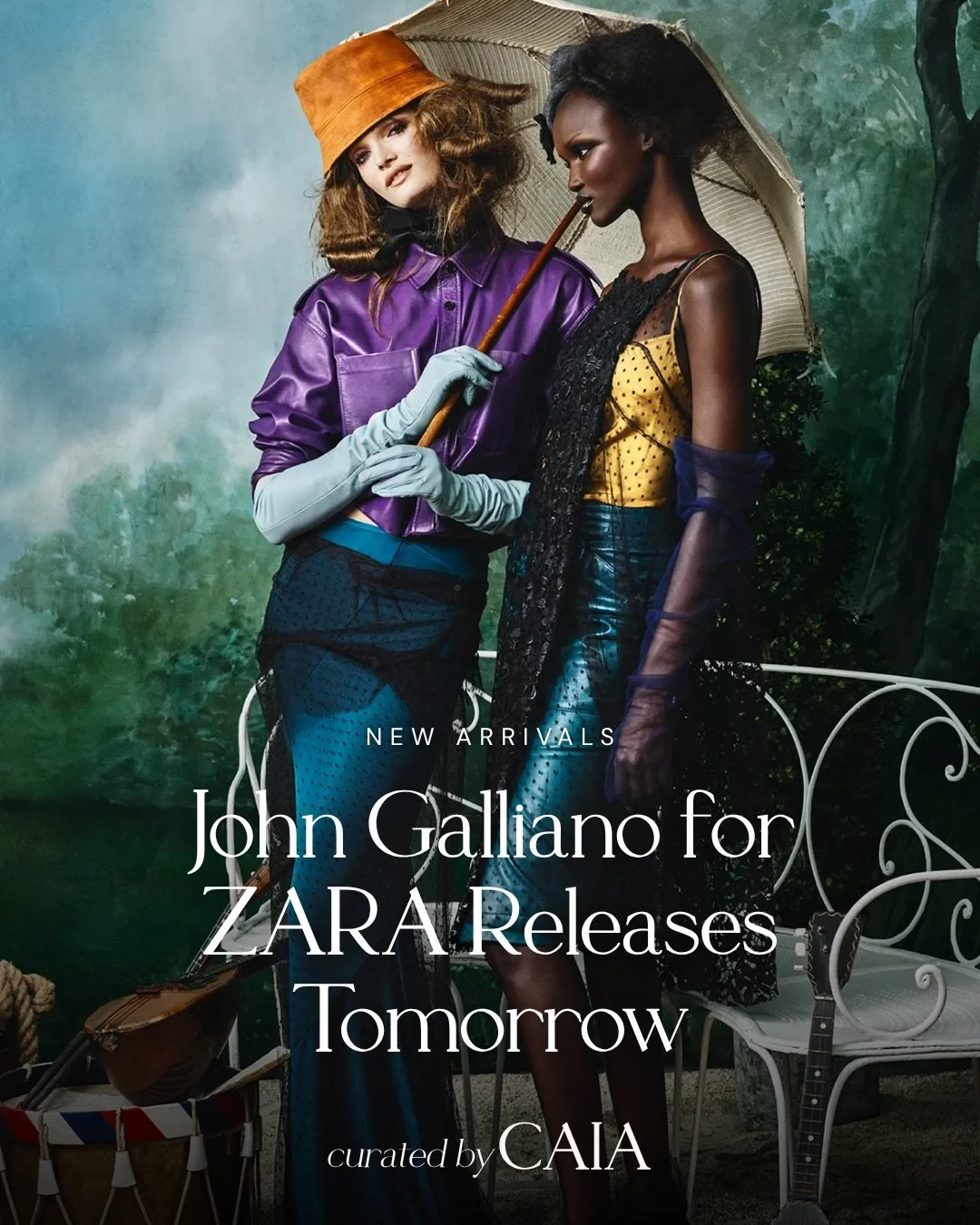 John Galliano&rsquo;s first Re{form} collection for Zara arrives tomorrow.

Rather than designing from scratch, Galliano began with existing Zara archetypes.. coats, slip dresses, shirts and everyday staples.. then cut, twisted, reversed and reconstr