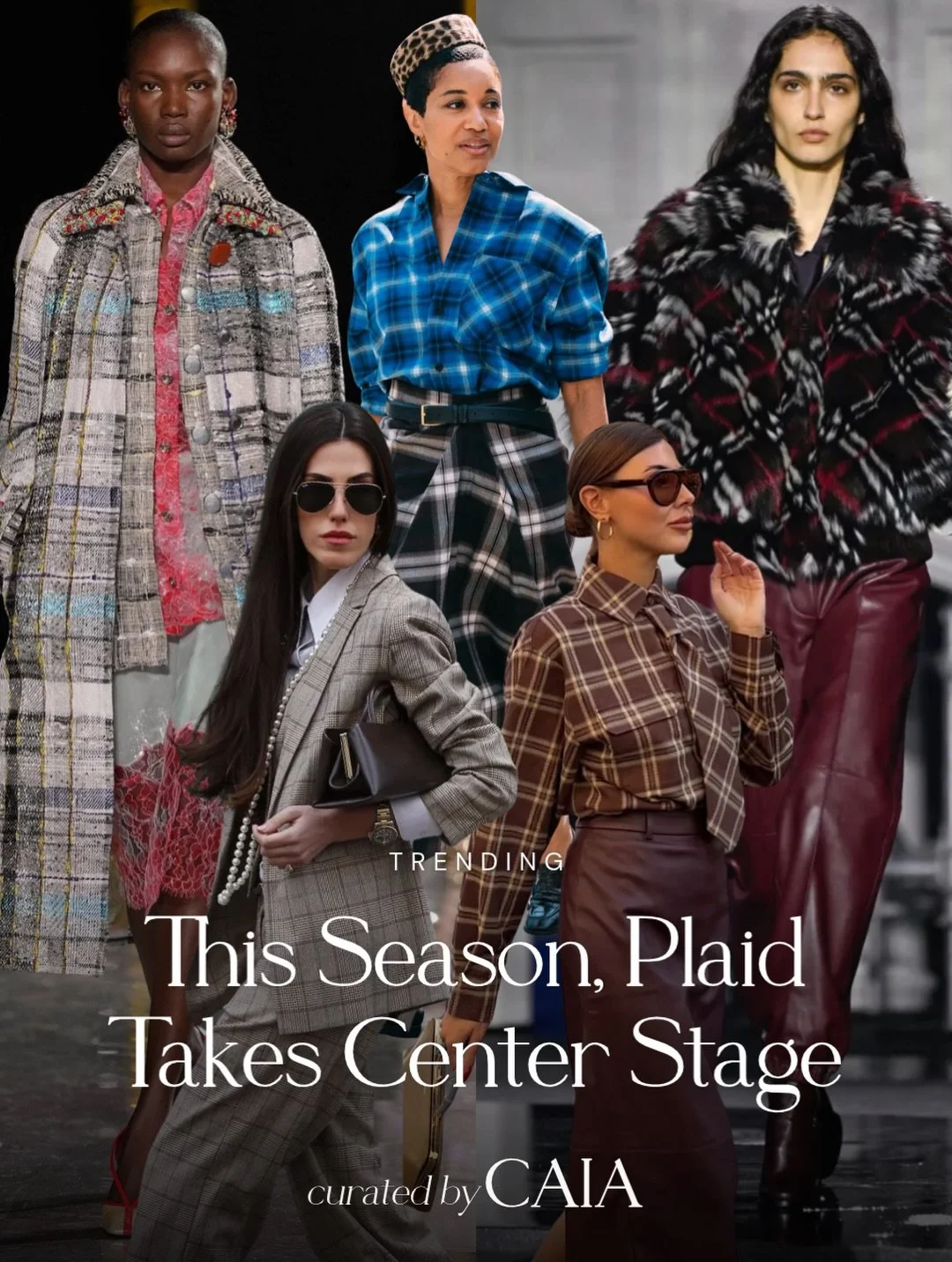 Plaid takes center stage this season. A timeless fall signature, reimagined through relaxed layers, sculpted silhouettes and polished tailoring.

From effortless daytime dressing to elevated evening tartan, discover The Plaid Edit, styled and curated