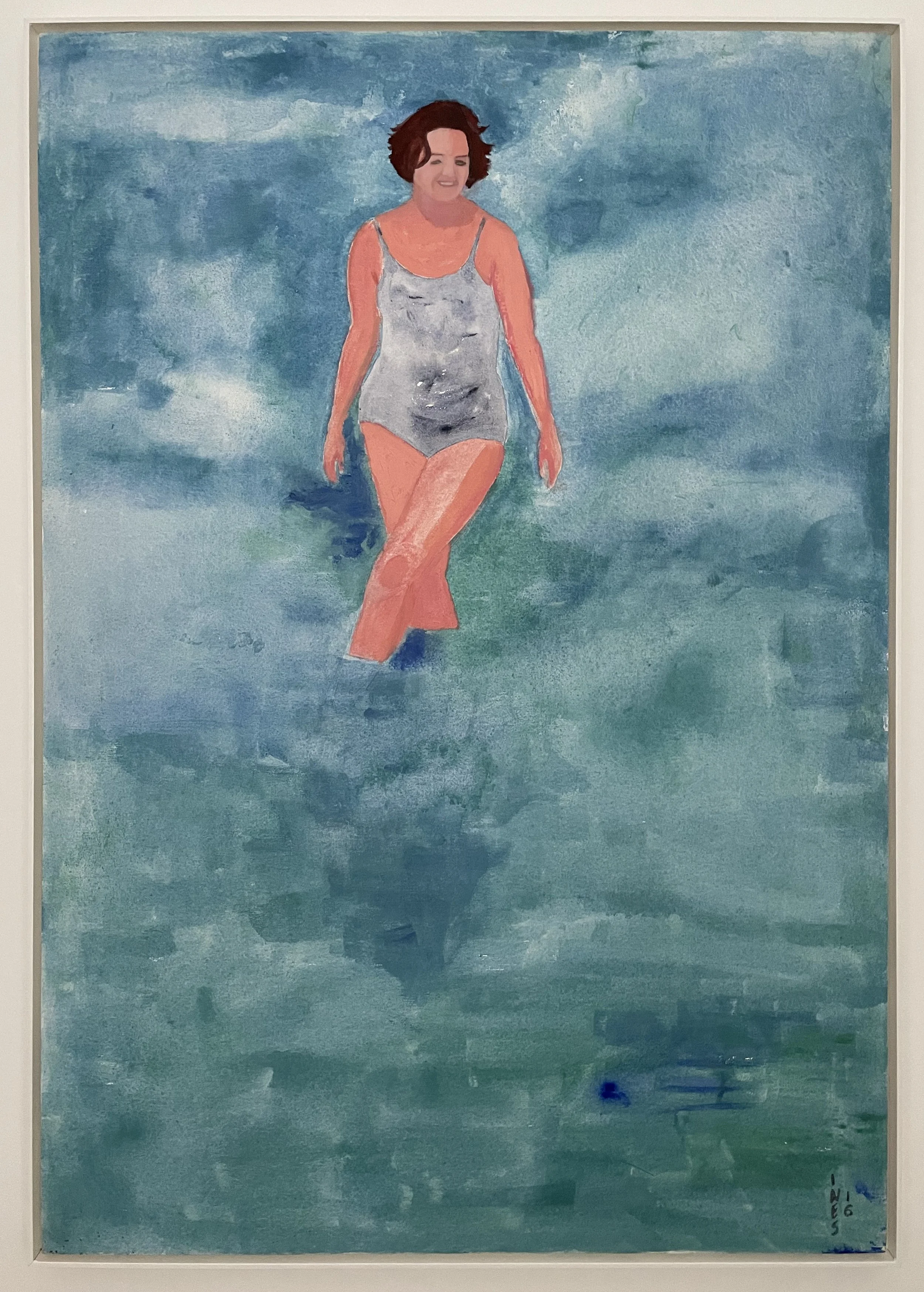 Dinah em Manguinhos (100 x 70cm / óleo sobre tela / 2016) Acervo da artista