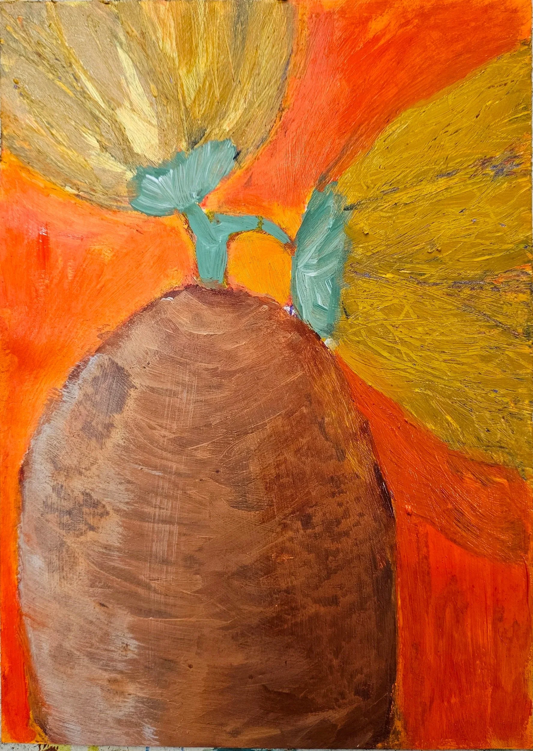 Tinta acrílica sobre  papel, 21 x 29