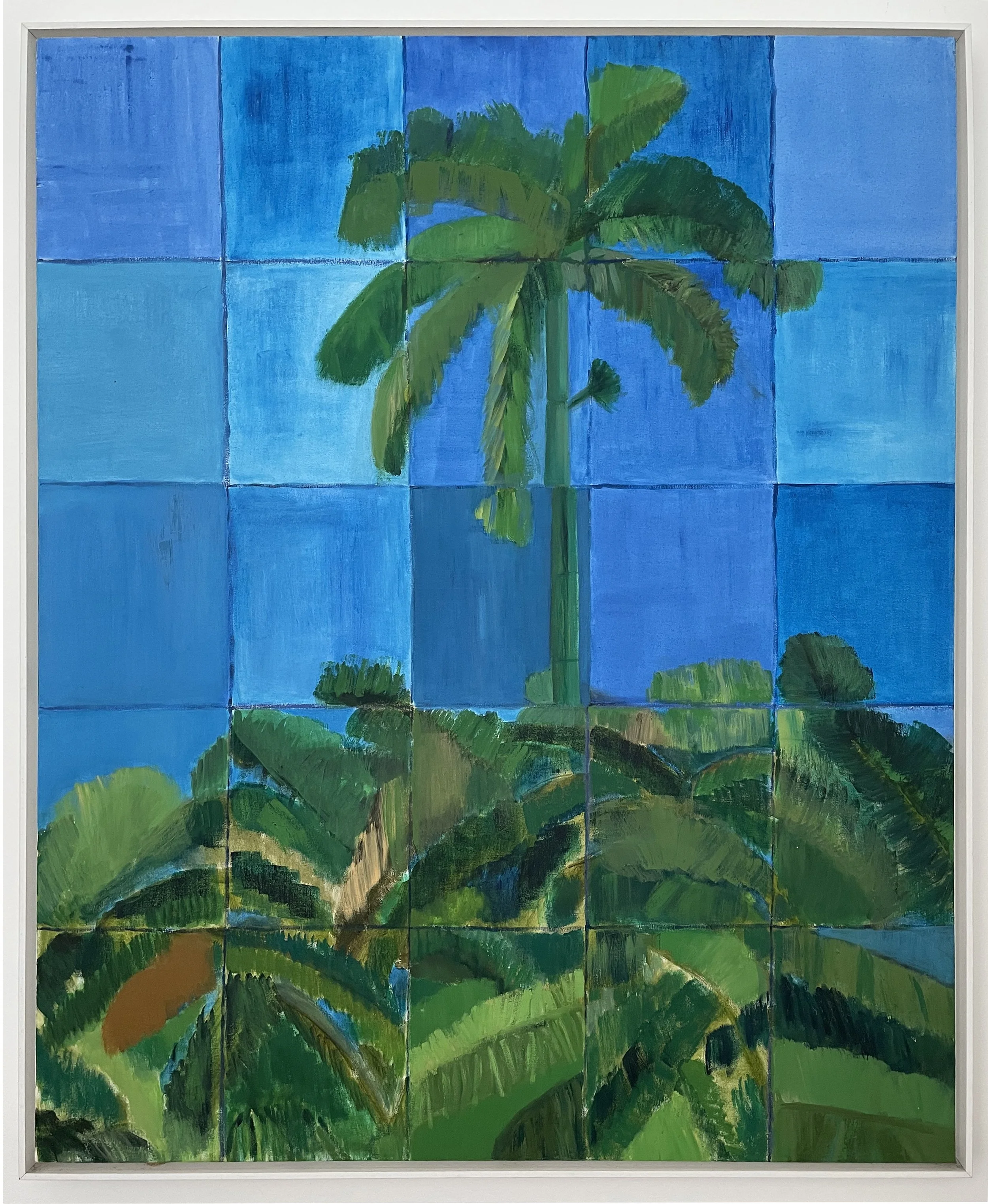 Palmeira da Gávea  (82,5 X 103cm / óleo sobre tela / 2008) Coleção particular