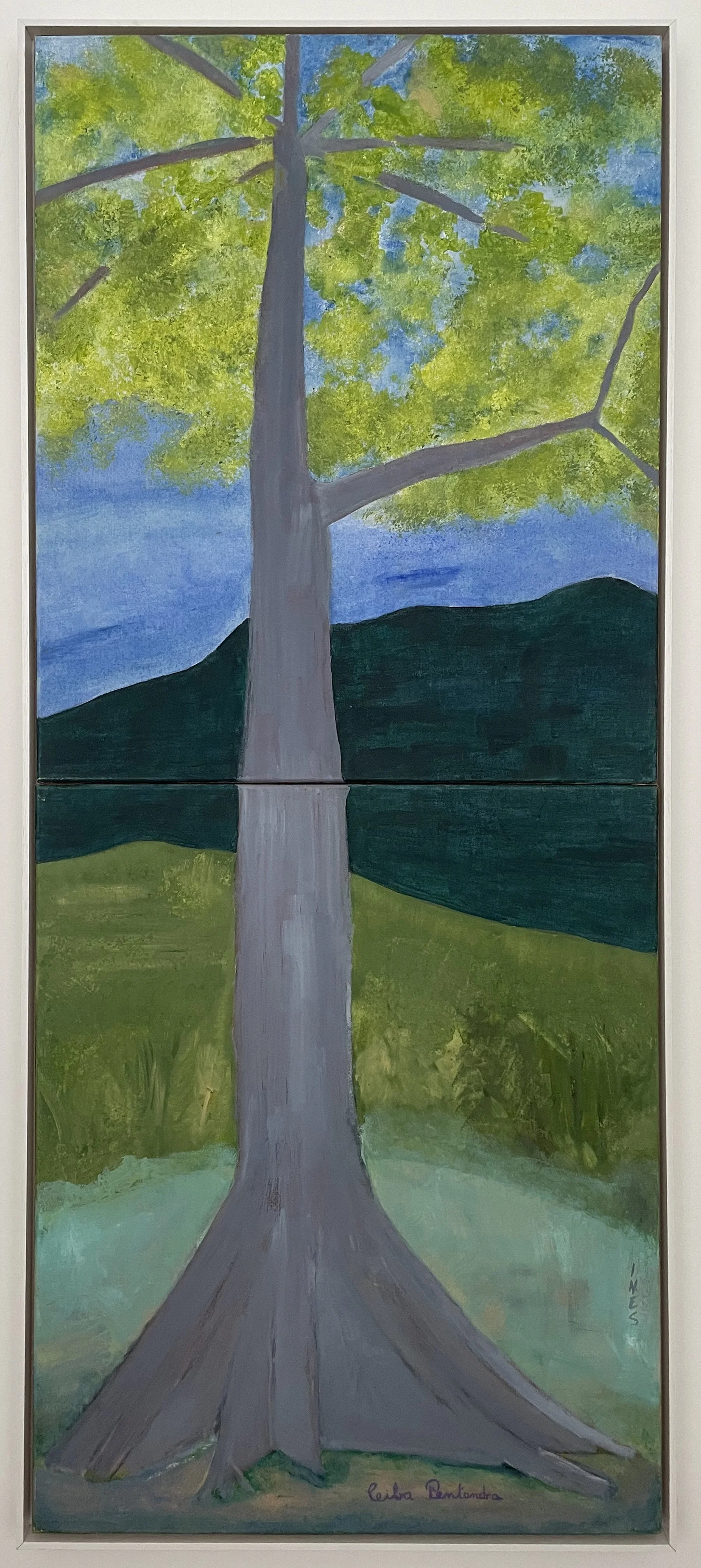 Sumaúma (Ceiba pentranda)53 X 125cm / óleo sob re tela / 2023) 