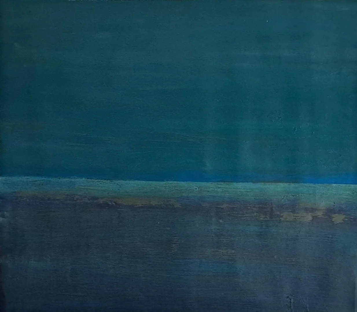 Horizonte azul escuro 40 x 35cm