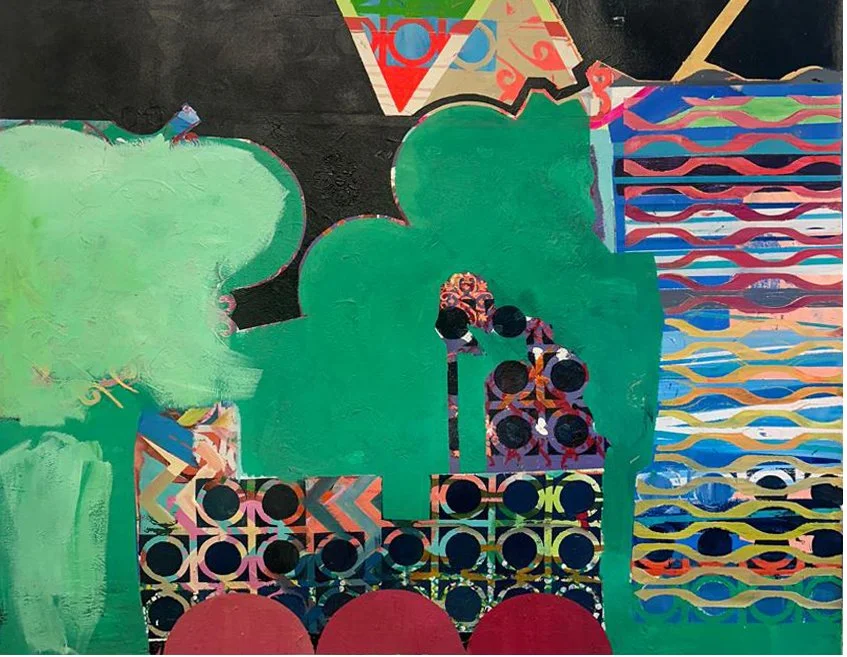  Cobogó Verde (2019) 143x117cm -Acrílica sobre tela