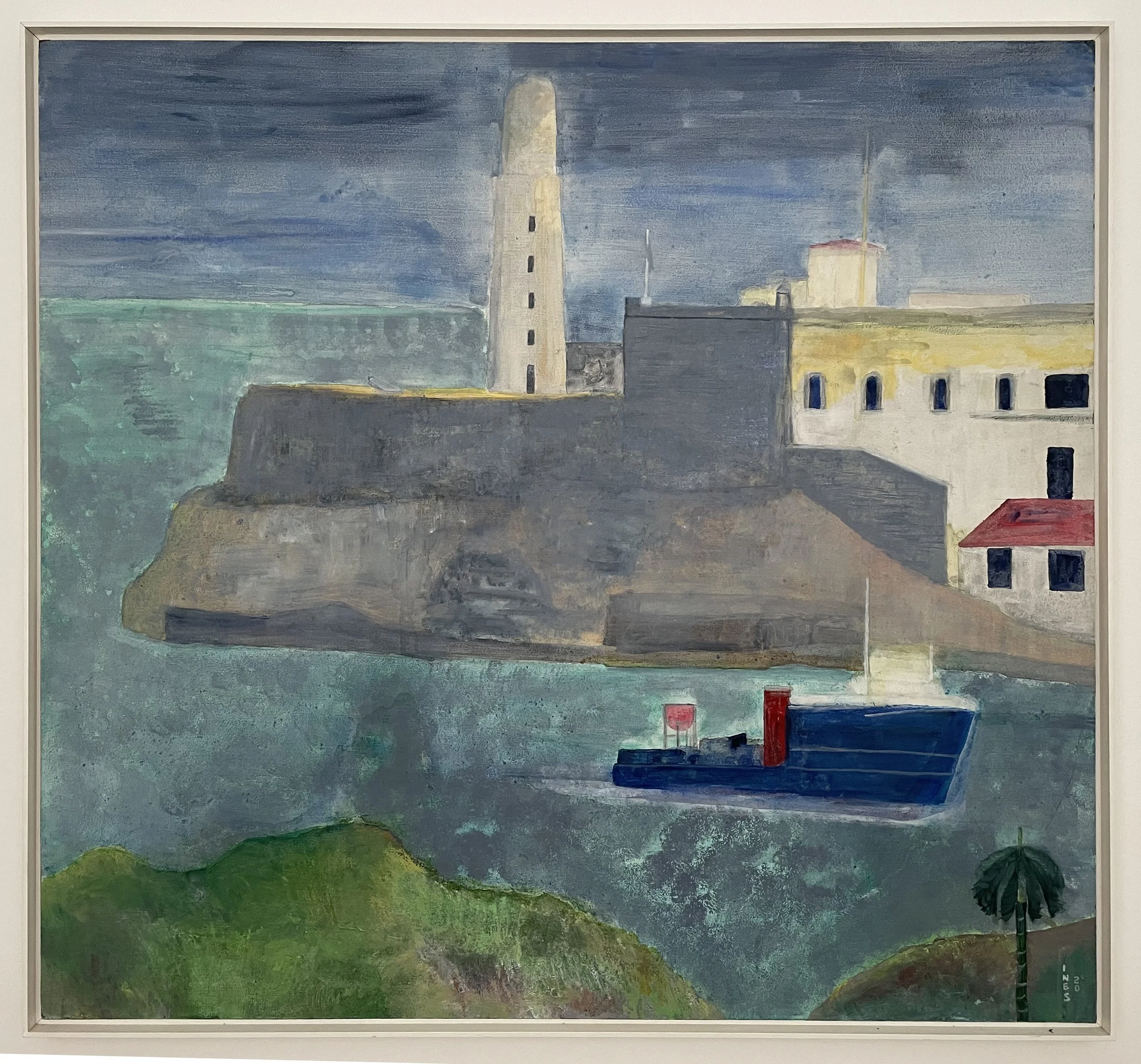 Entrada de Havana (98 X92cm / óleo sobre madeira / 2020) Coleção particular