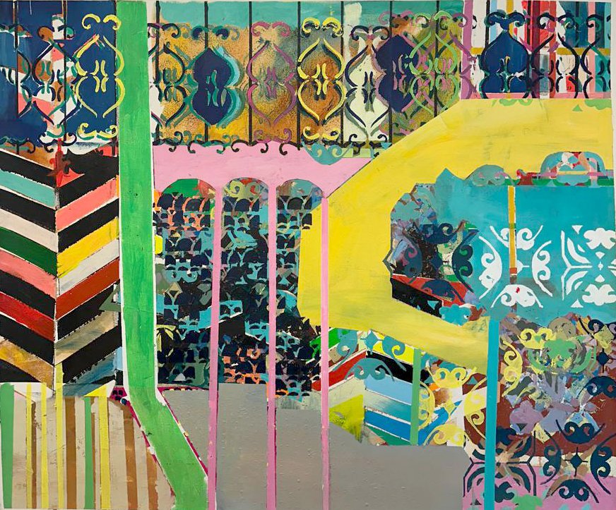 Portões (2018) 149x125cm - Acrílica sobre tela